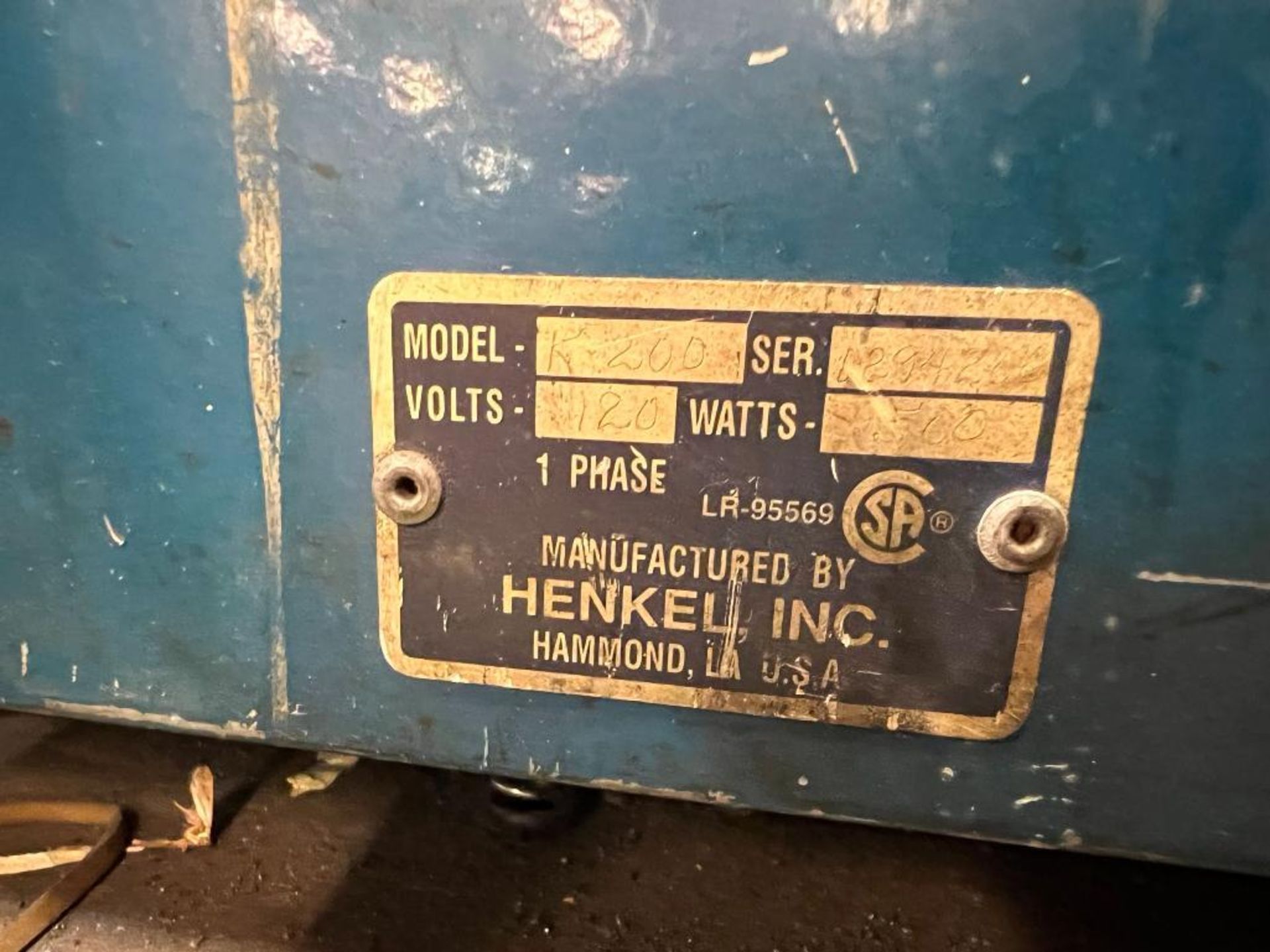 Henekl Rod Oven Model K-200, S/N 1294222 - Image 2 of 4