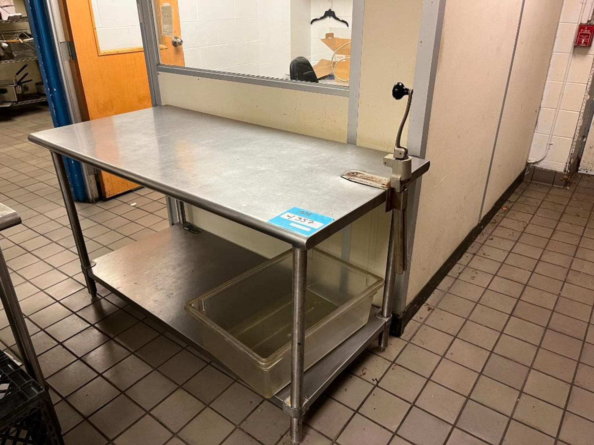 Lot: (3) Metal Tables, Metal Cart, and Misc. Contents - Image 6 of 6