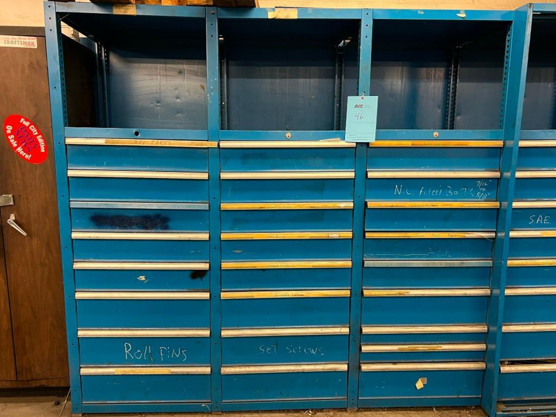 Lot: (3) Lista Cabinets, with contents