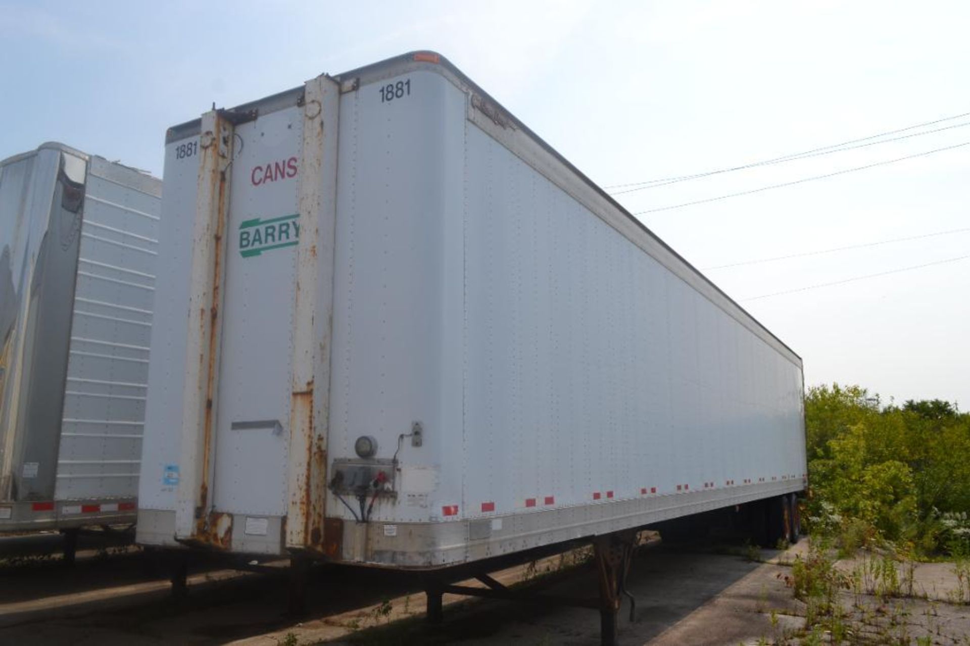 2001 Great Dane 53' SL. T.A Dry Van Trailer