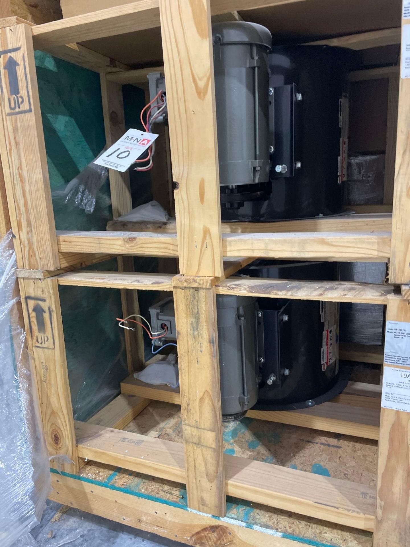 Lot: (2) Pre-fab lab rooms - fab'ed Metal Sections Packed in Original Shipping Crates (Non-UL Compla - Image 17 of 21