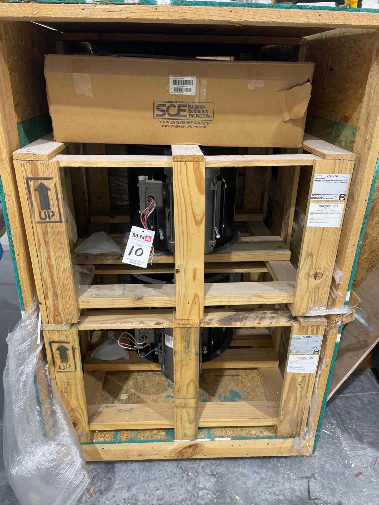 Lot: (2) Pre-fab lab rooms - fab'ed Metal Sections Packed in Original Shipping Crates (Non-UL Compla - Image 21 of 21