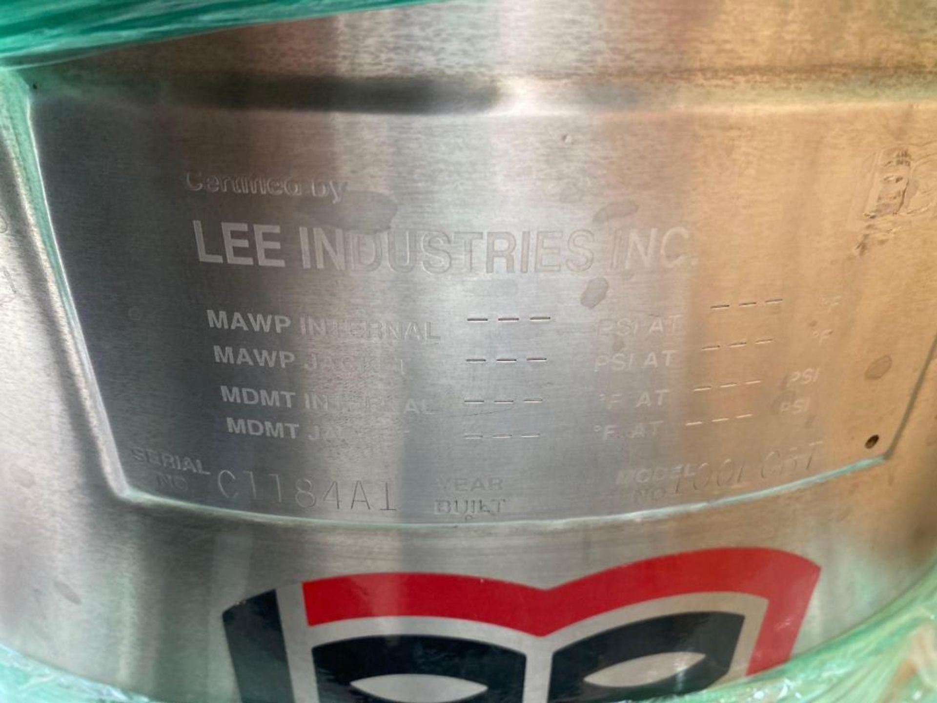 Lee stainless steel reactor vessel on castors - Image 14 of 14