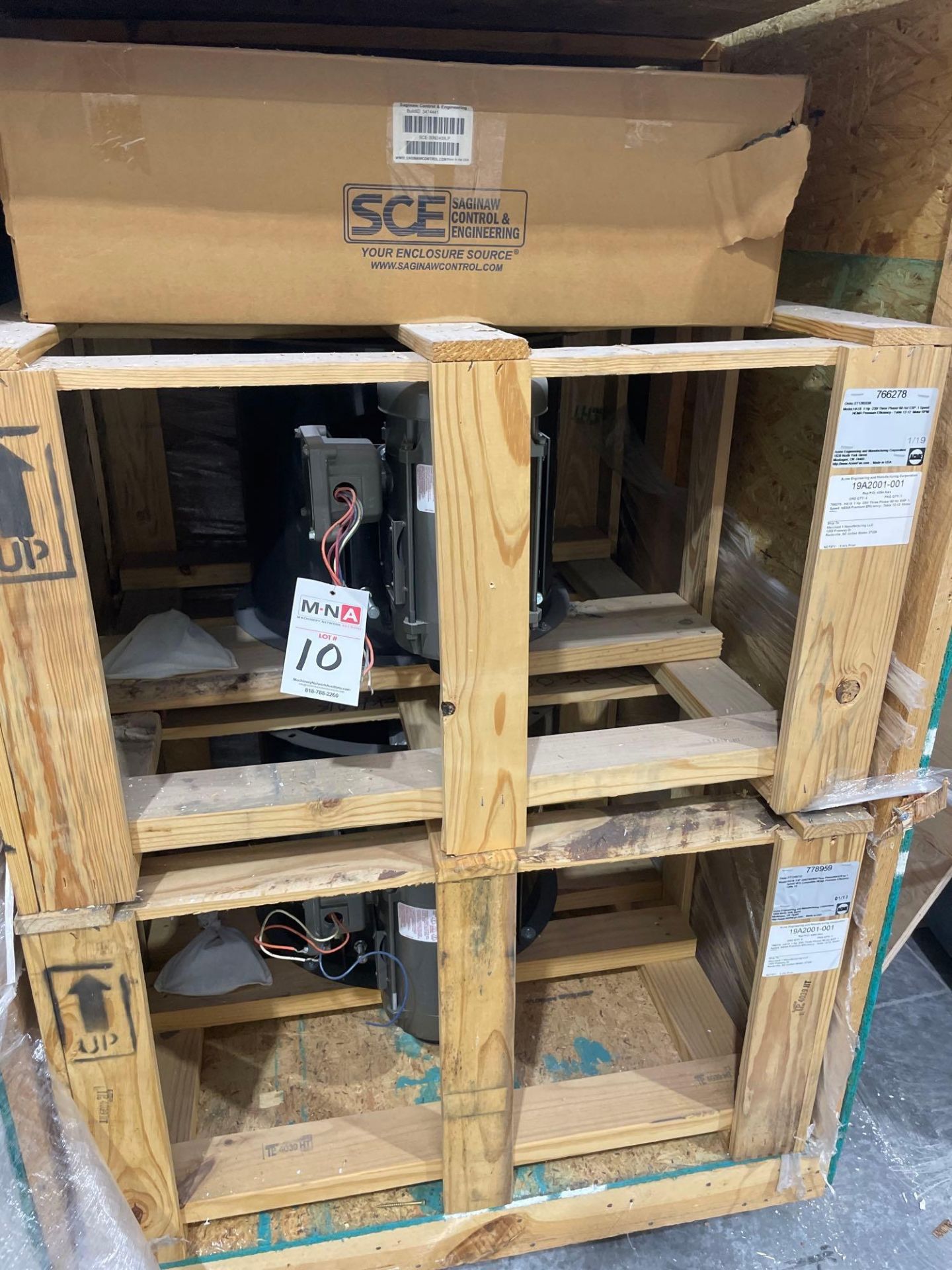 Lot: (2) Pre-fab lab rooms - fab'ed Metal Sections Packed in Original Shipping Crates (Non-UL Compla - Image 16 of 21