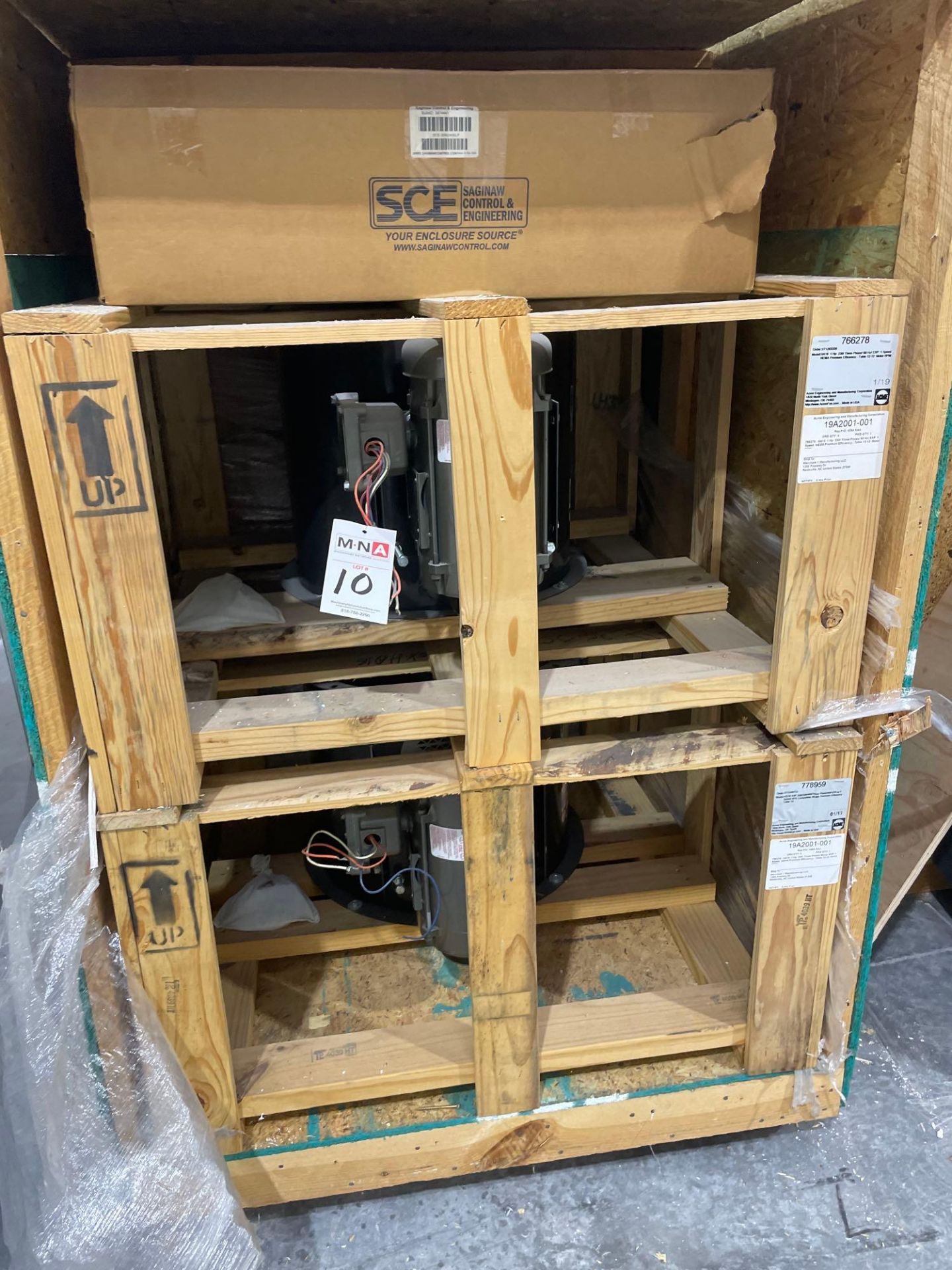 Lot: (2) Pre-fab lab rooms - fab'ed Metal Sections Packed in Original Shipping Crates (Non-UL Compla - Image 18 of 21