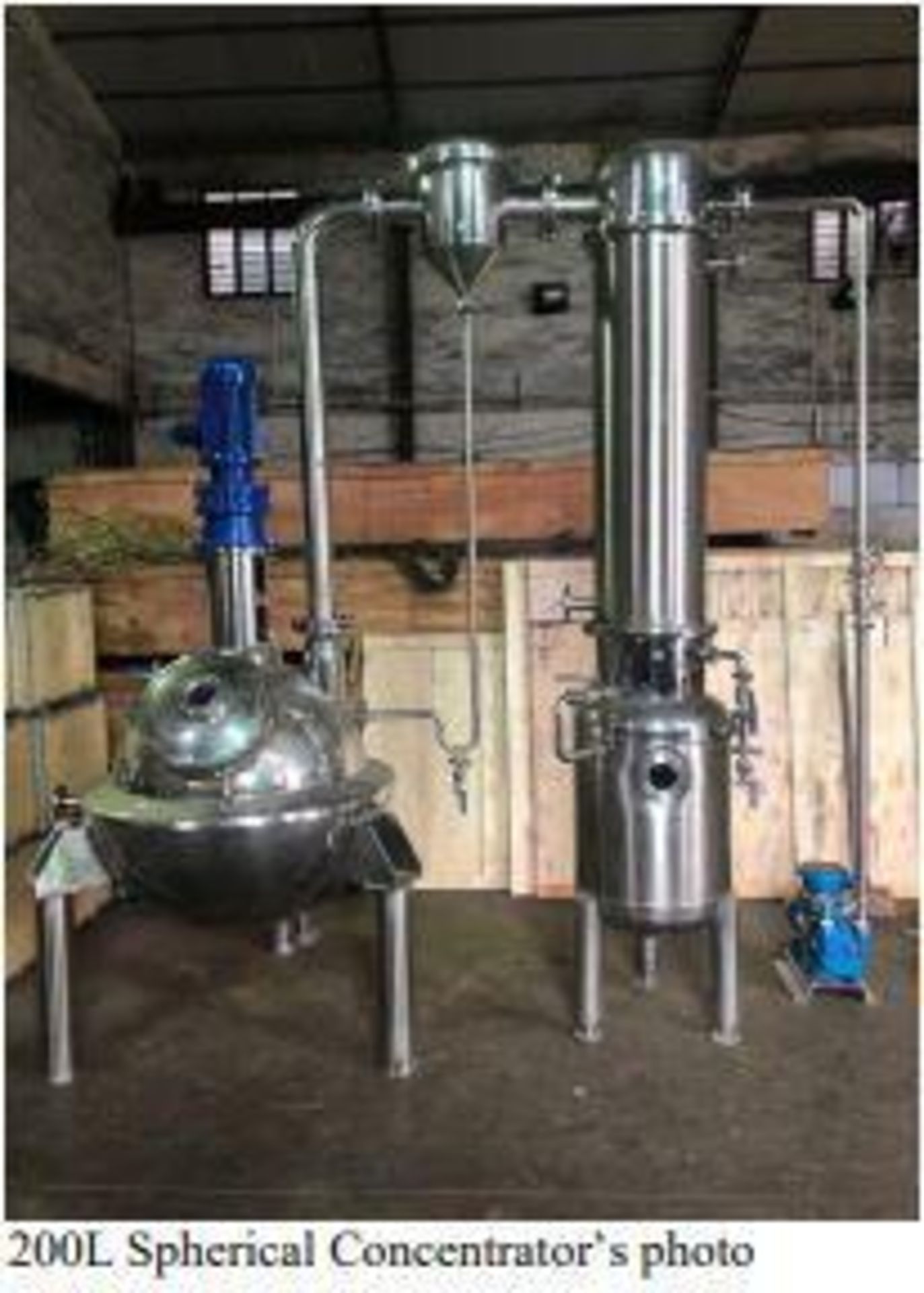 USA Lab Stainless Steel 120L Decarboxylation Sphere with In-line Cold Trap and Condensing Tower with - Image 9 of 10