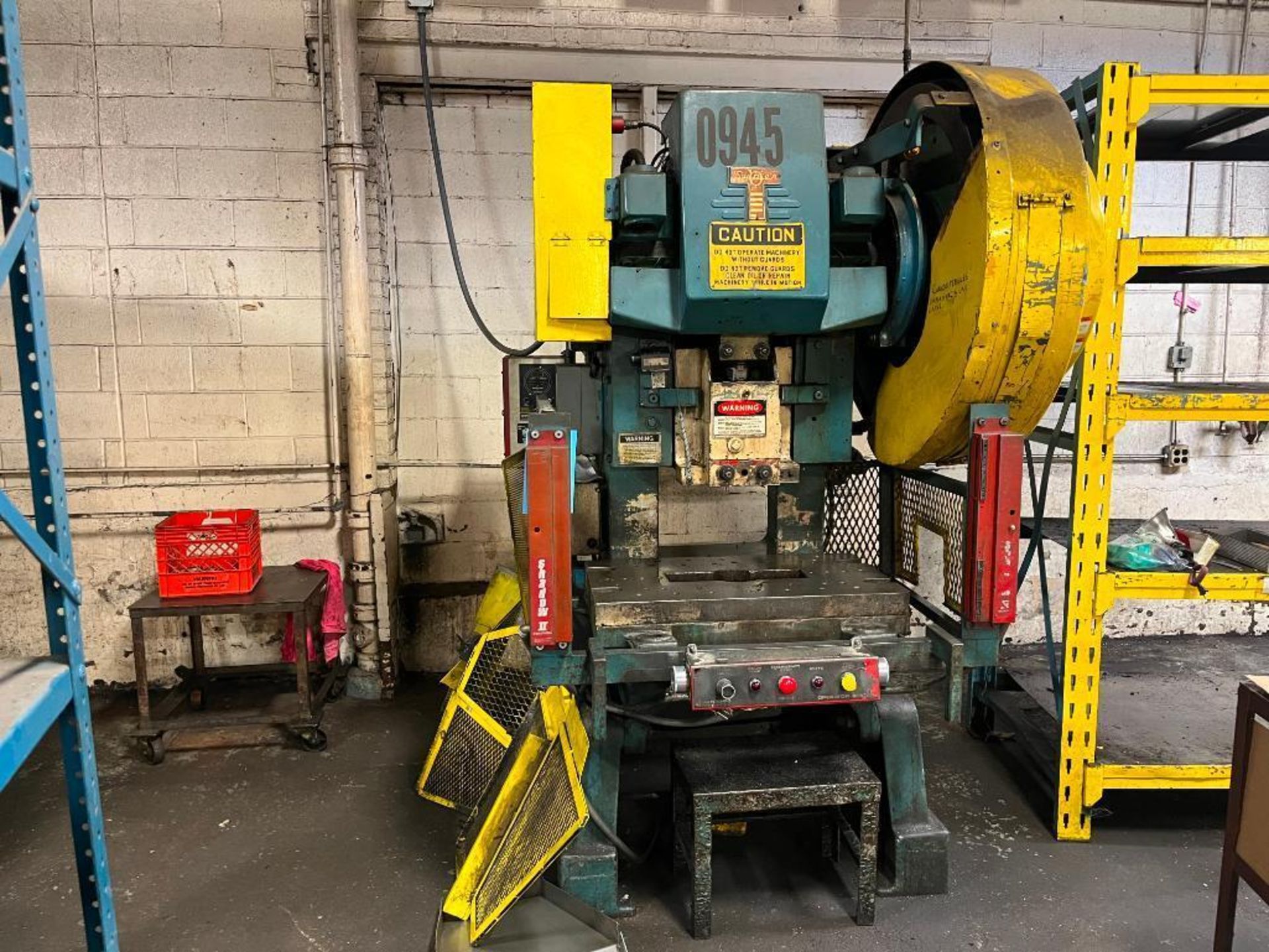 V & O 45 Ton Super Open Back Inclinable Press. S/N 45ST-86. 5” Stroke, 2” Adjustment, 120 SPM, 19.5” - Image 2 of 10