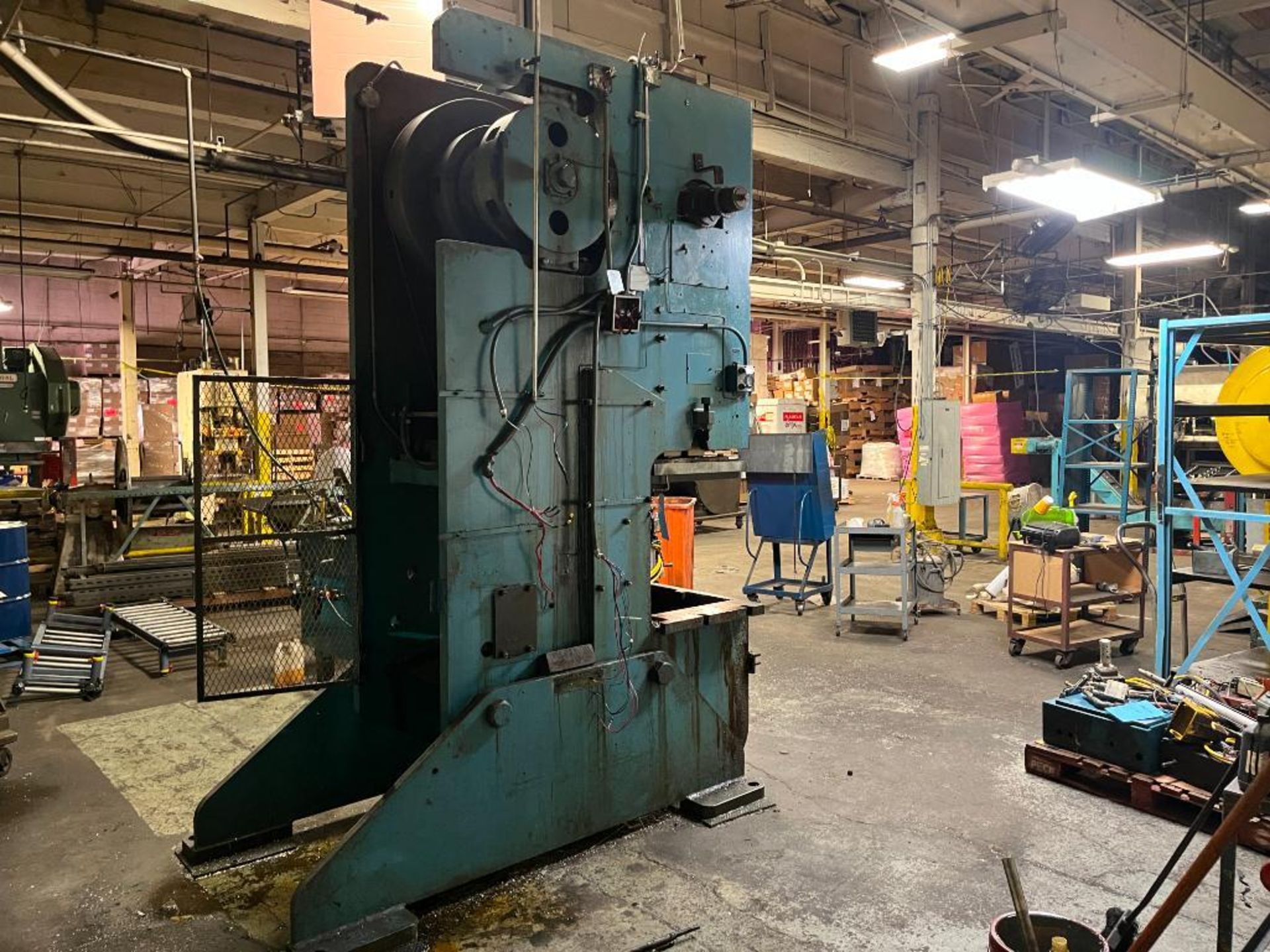 Verson 110 Ton, Open Back Inclinable Press Model 110. S/N 20324 (Disassembled for Rebuild), 41.75 x - Image 5 of 12