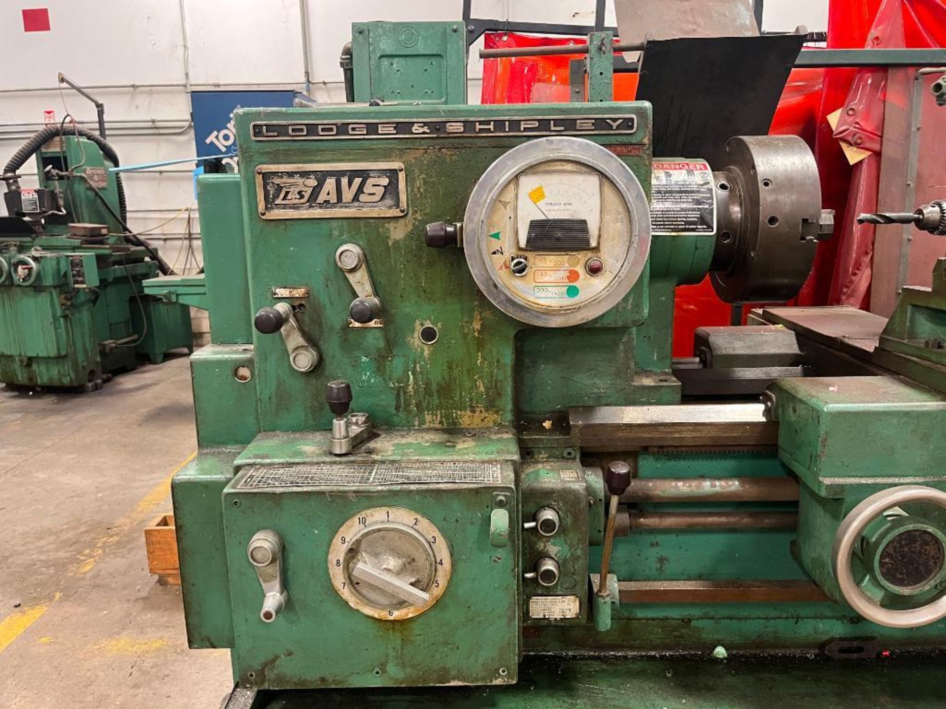 Lodge & Shipley AVS Engine Lathe, 24" x 72" with 12" 3 Jaw Chuck, Tailstock Steady Rest, Model 2010/ - Image 2 of 12