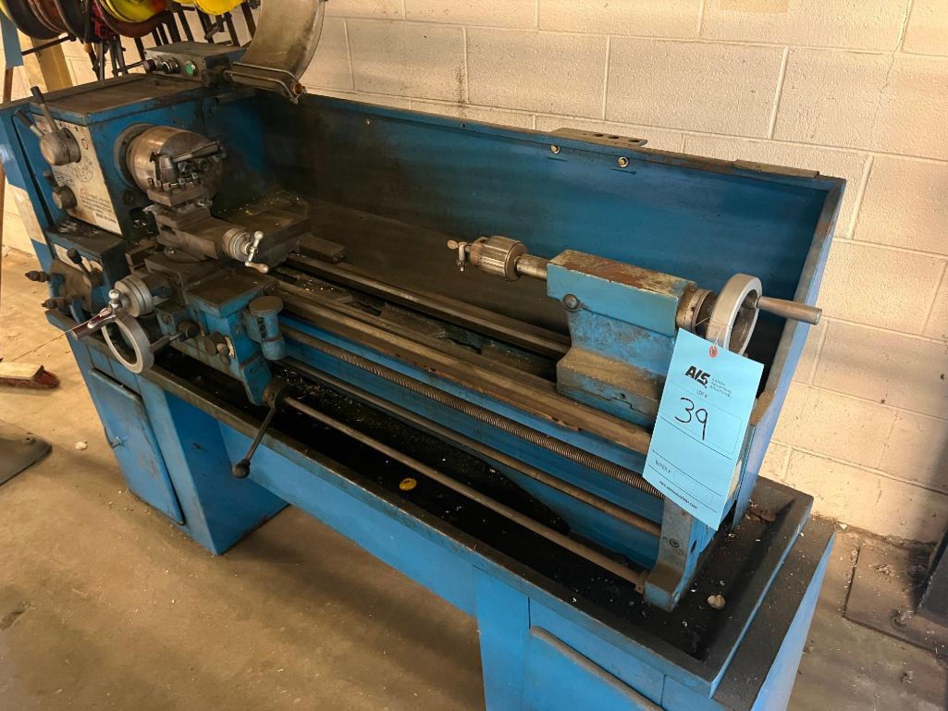 Enco Model 110-1340 Lathe 13" x 40", 6" Three Jaw Chuck, Tailstock & Tool Post, S/N 920315 - Image 2 of 7