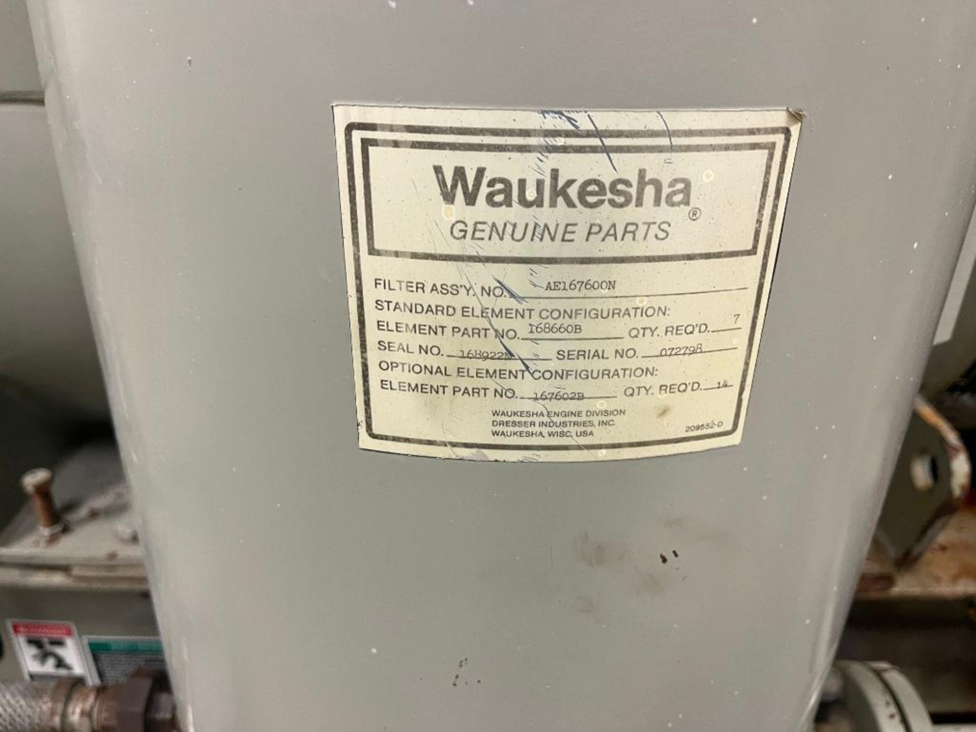 Machine #2 Waukeha Natural Gas V-12 Dresser Power Systems Emergency Power Systems Unit (1998) Engina - Image 5 of 50