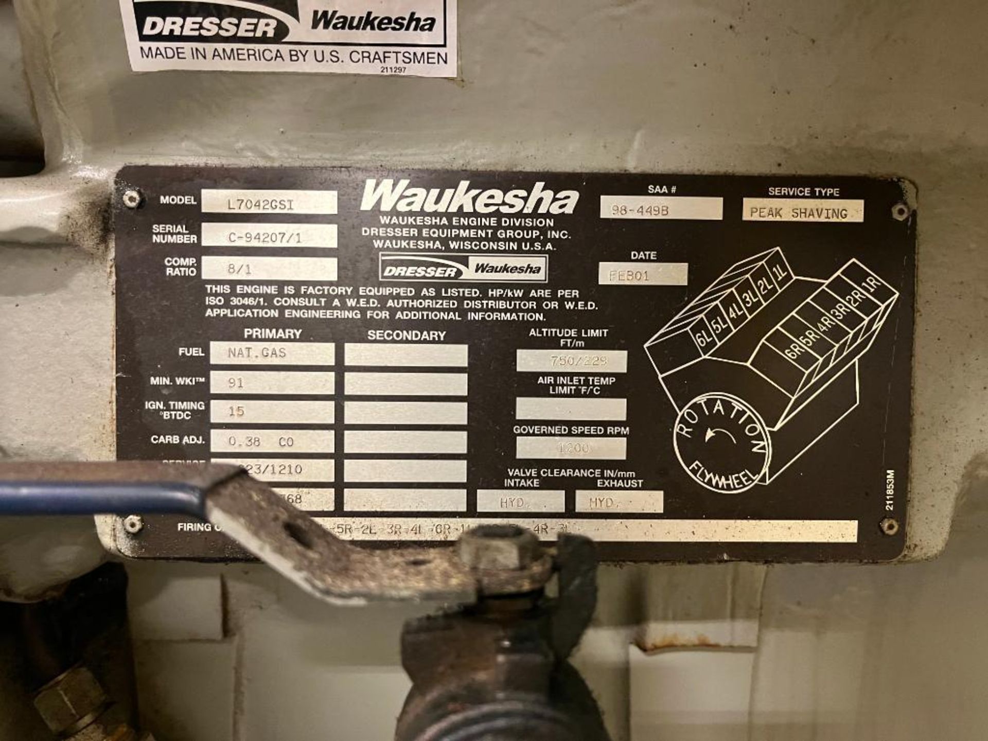 Machine #5 Waukesha Natural Gas V-12 Dresser Power Systems Emergency Power Unit (2001) Enginator Mod - Image 25 of 43