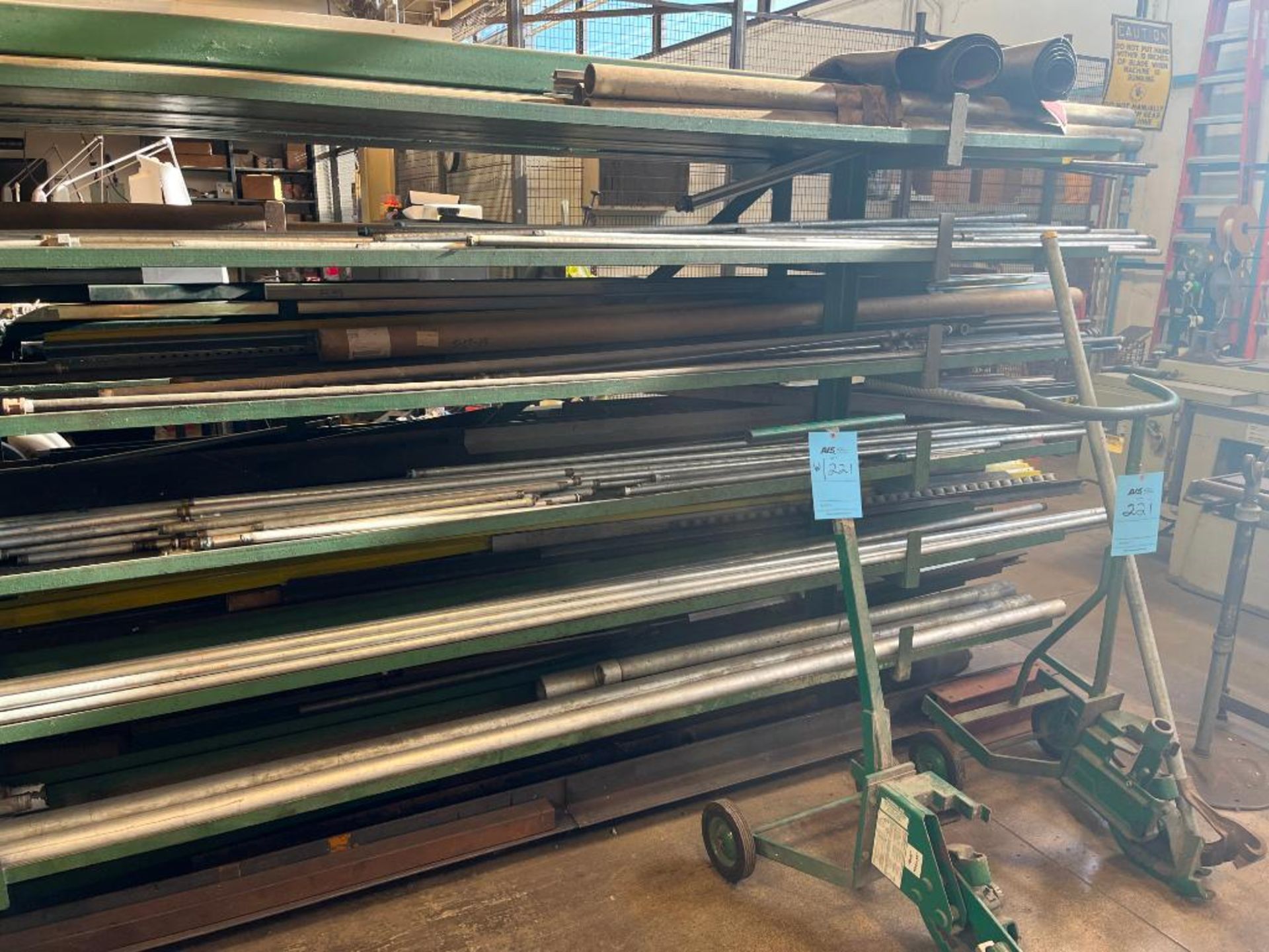 Assortment of 20" Welded Steel Rack w/ Contents of Galvanized Pipe, Conduit, Coper Pipe, PVC and Mis - Image 4 of 10