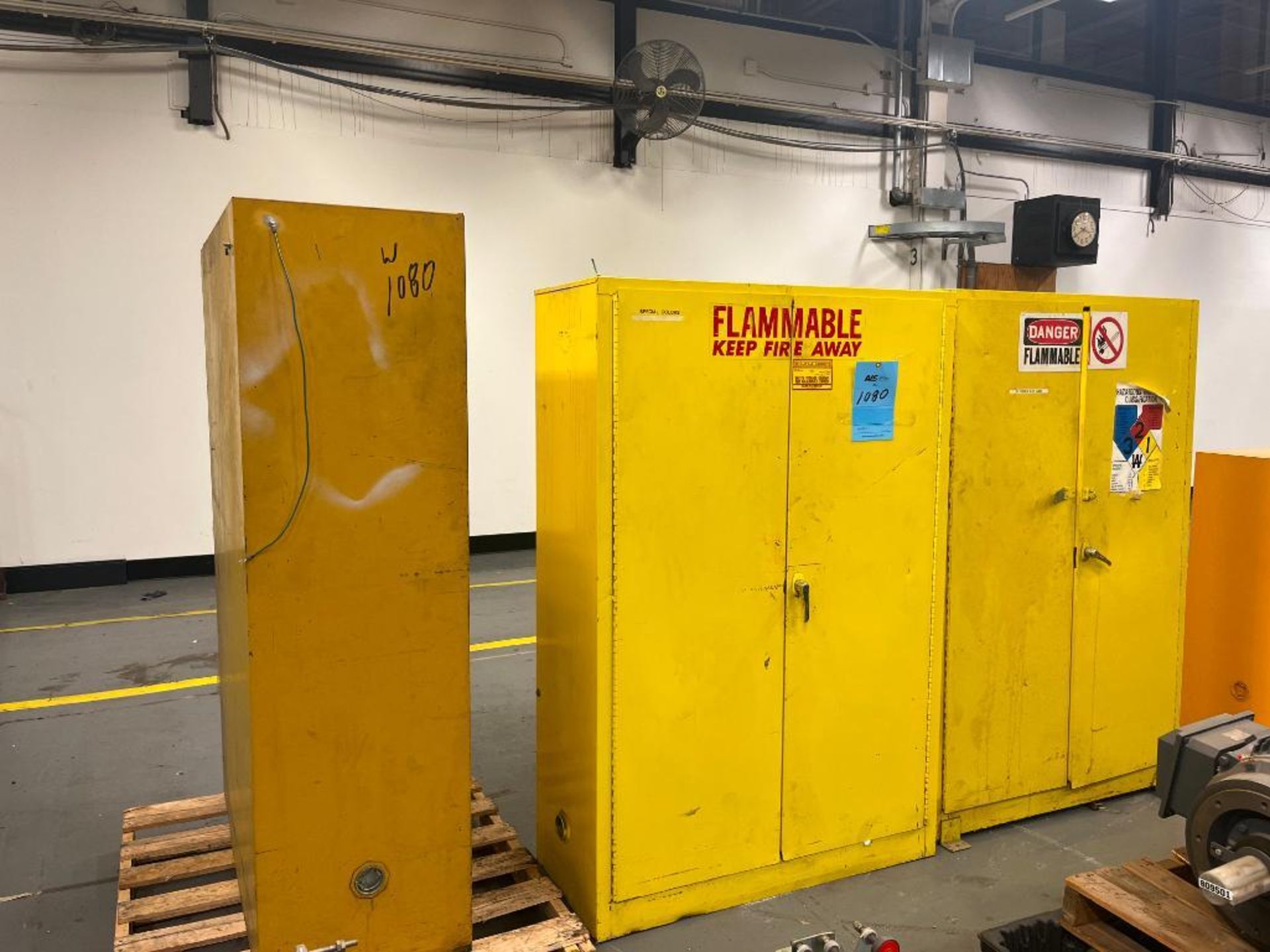 Lot (3): 60 Gallon Capacity Flammable Liquid Storage Cabinets (Loading Fee $25)