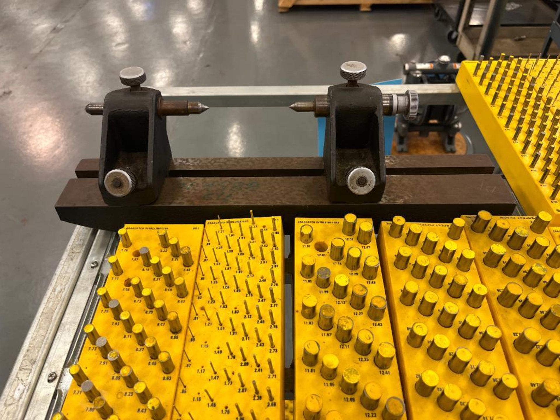 Large Quantity of Pin Gages & Small Bench Center on Rolling Cart - Image 2 of 5