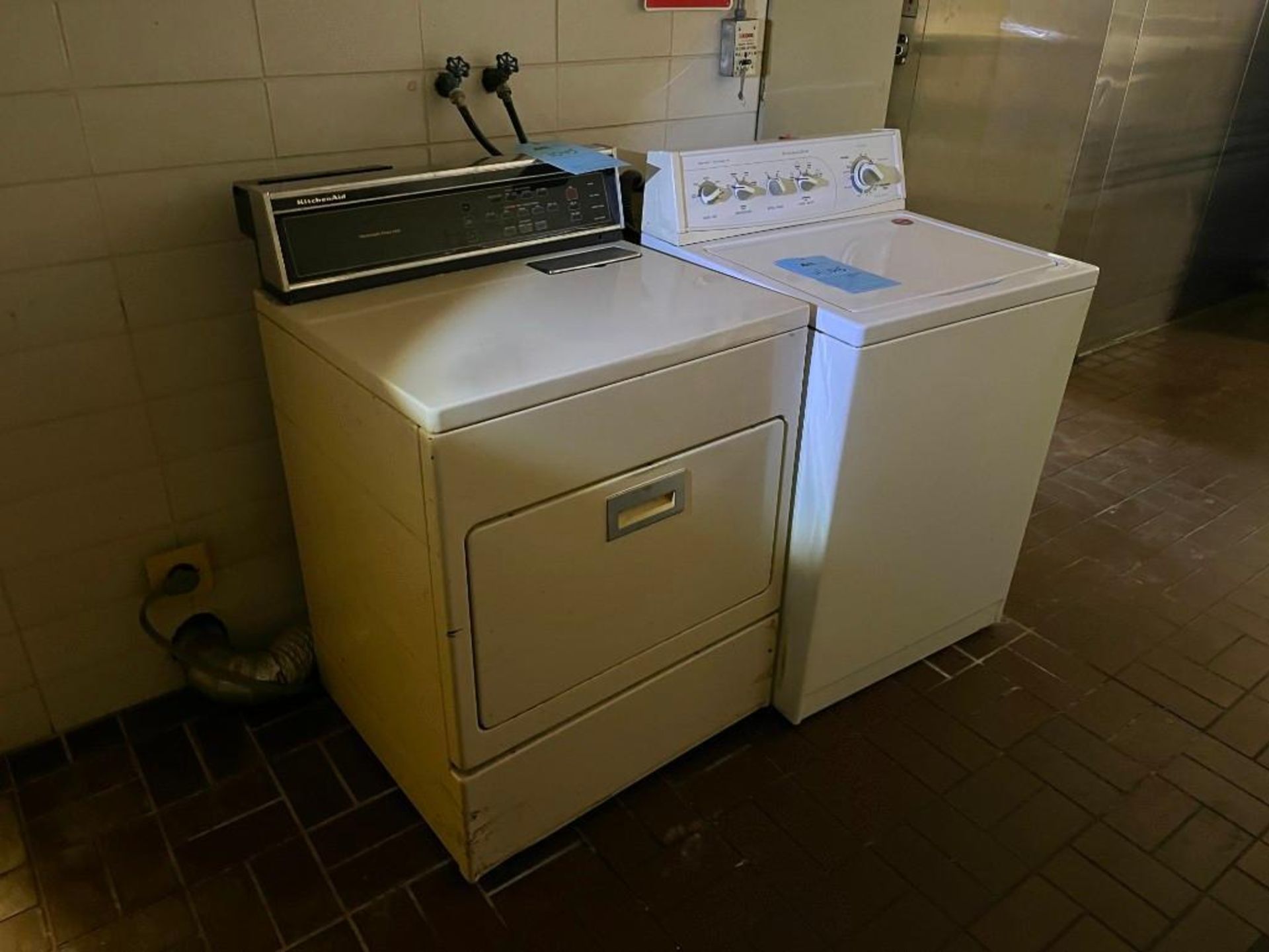 Lot (2): Kitchenaid Washer & Dryer