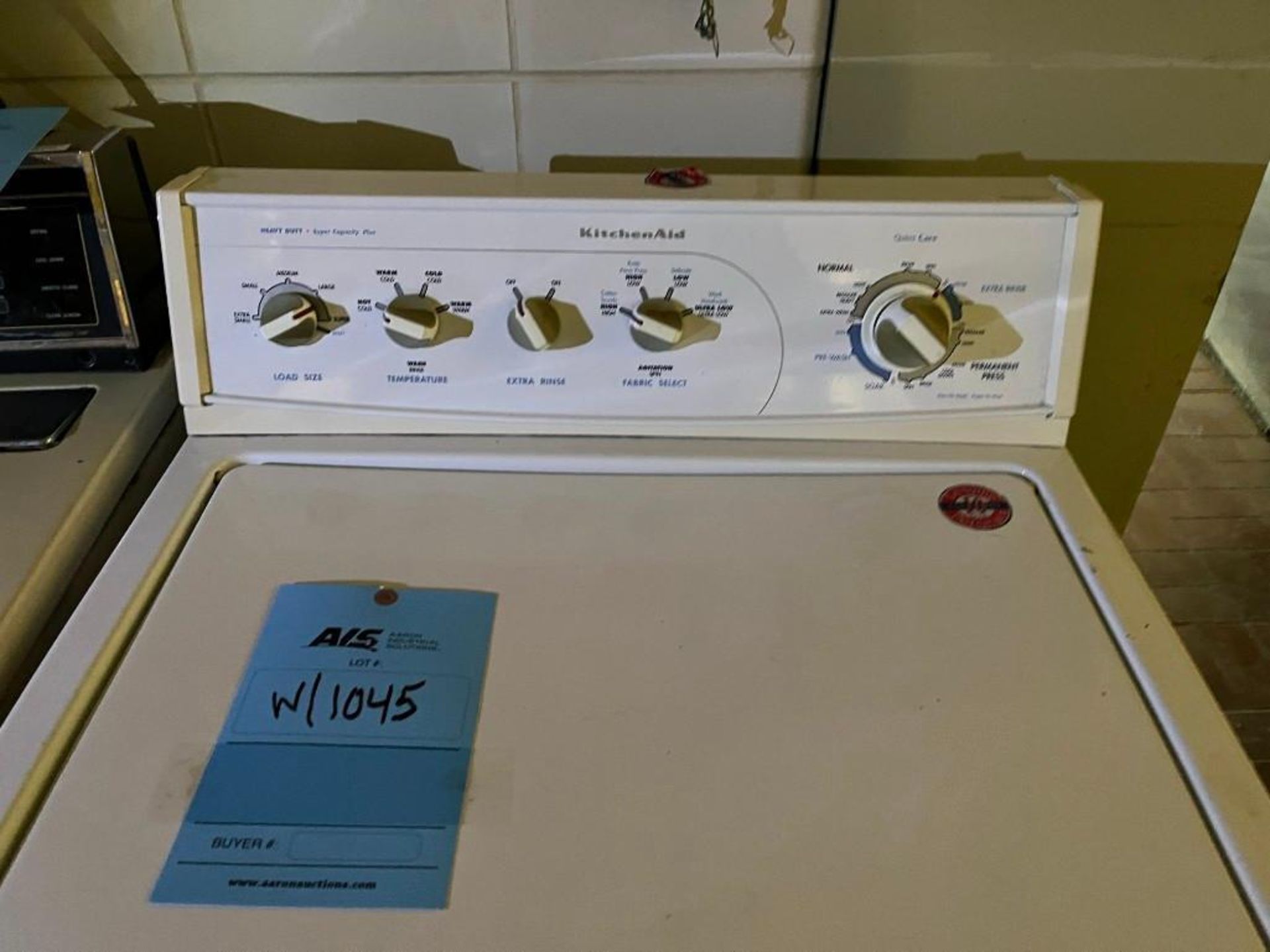 Lot (2): Kitchenaid Washer & Dryer - Image 3 of 6