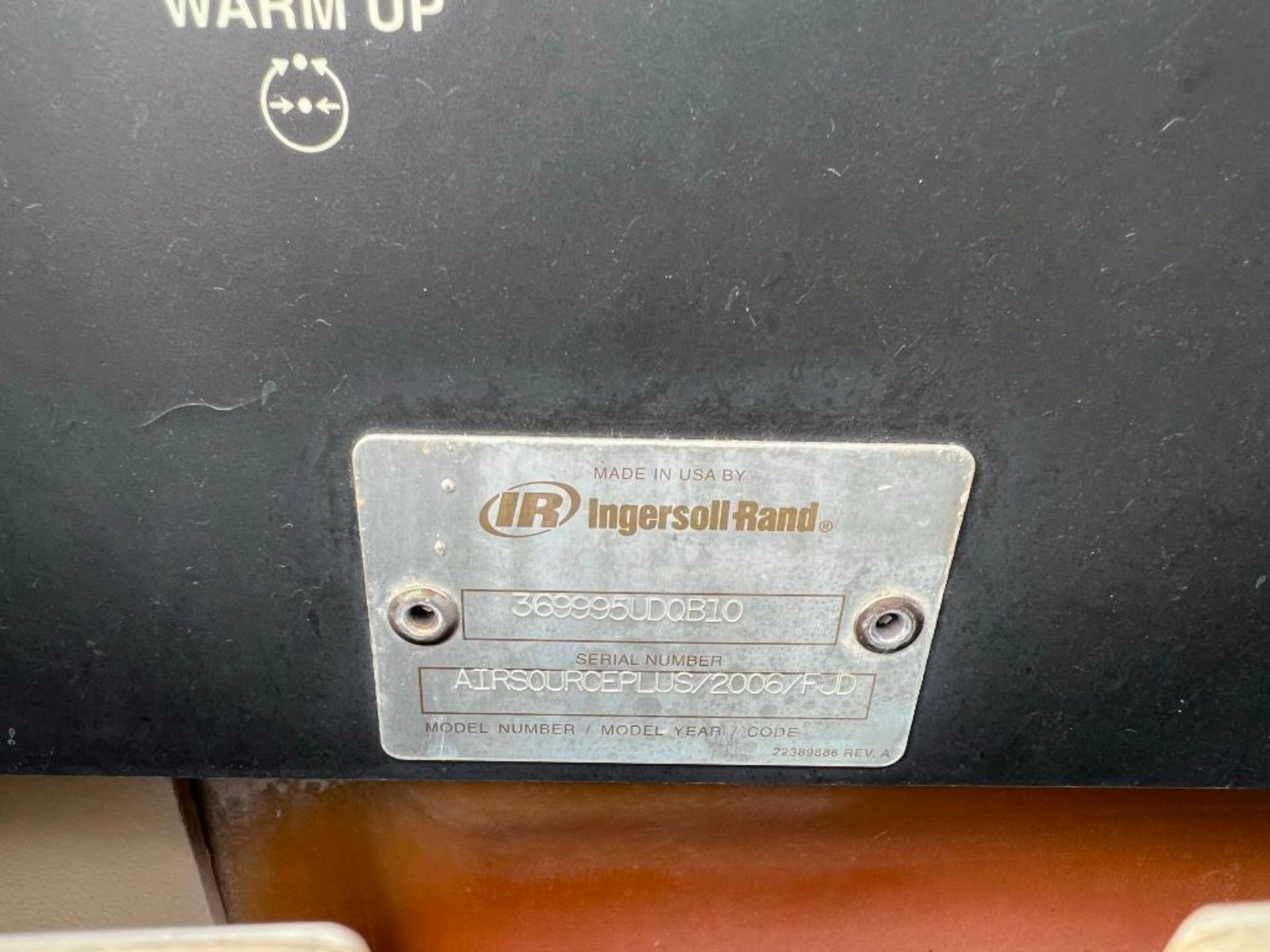 Ingersoll Rand Trailer Mounted Air Compressor Model AirSource Plus (2006) - Image 6 of 6