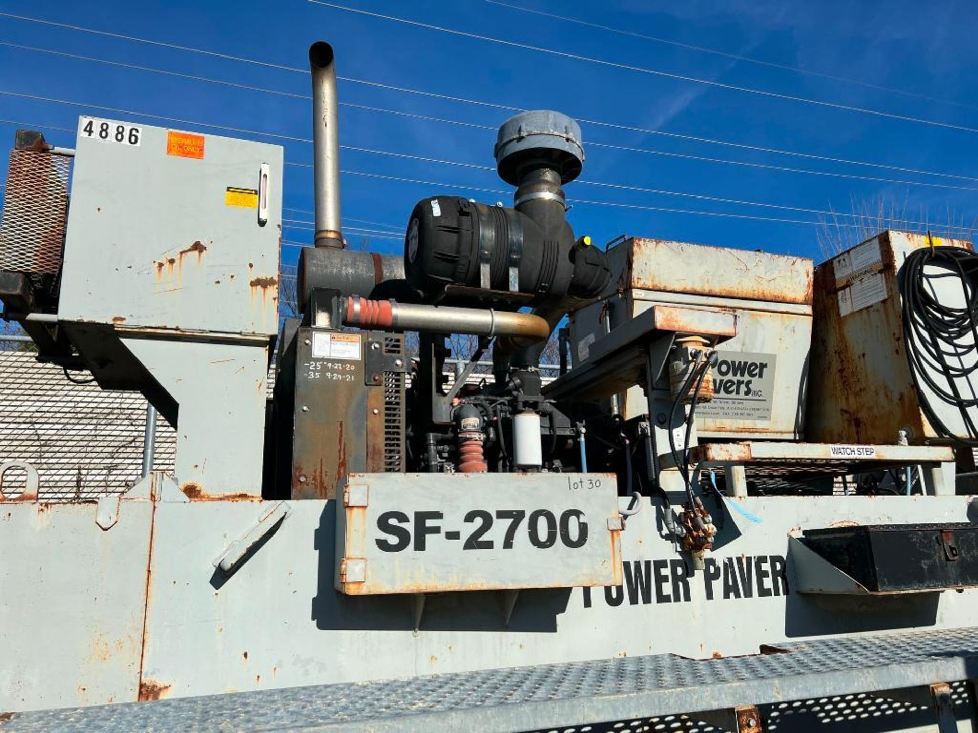 Power Paver 36' Slipform Paver Model SF2700 (2010), S/N 1027133 - Image 9 of 13