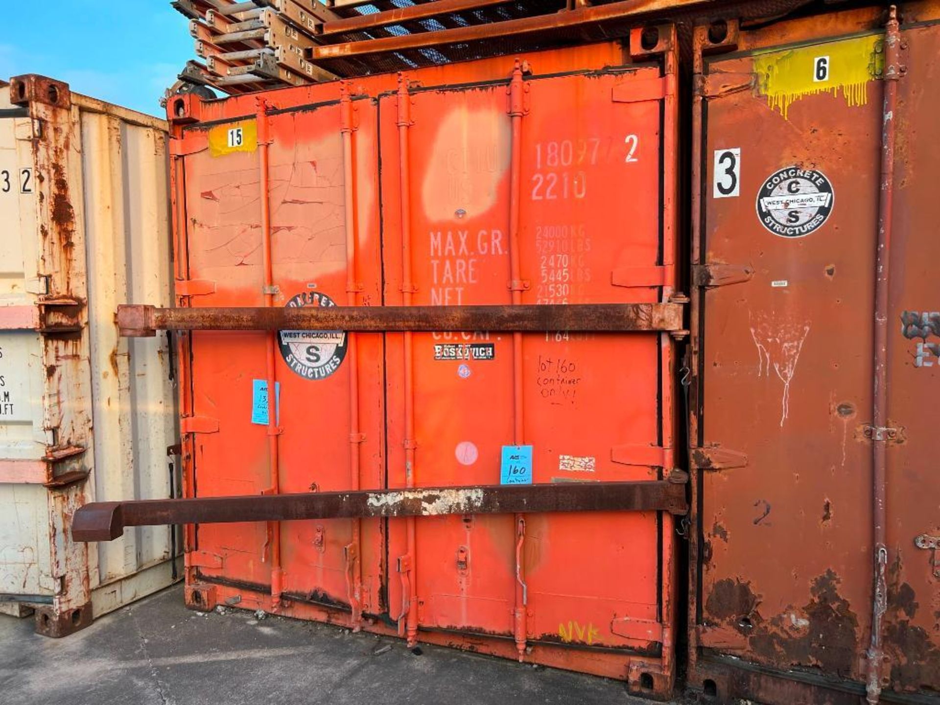 20' Shipping Container *NO CONTENTS & DELAYED REMOVAL*