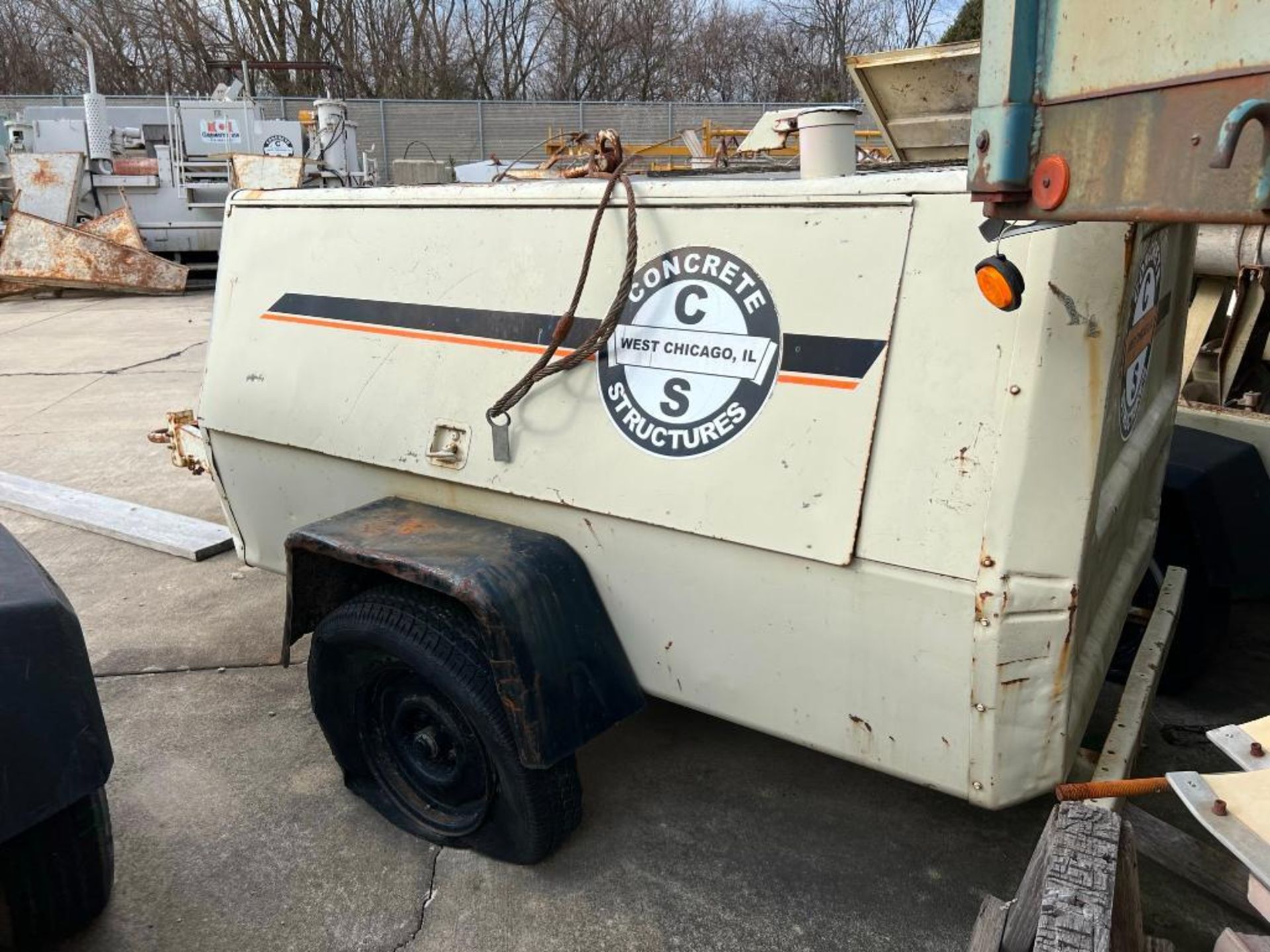 Ingersoll Rand Trailer Mounted Air Compressor Model P175 - Image 4 of 5