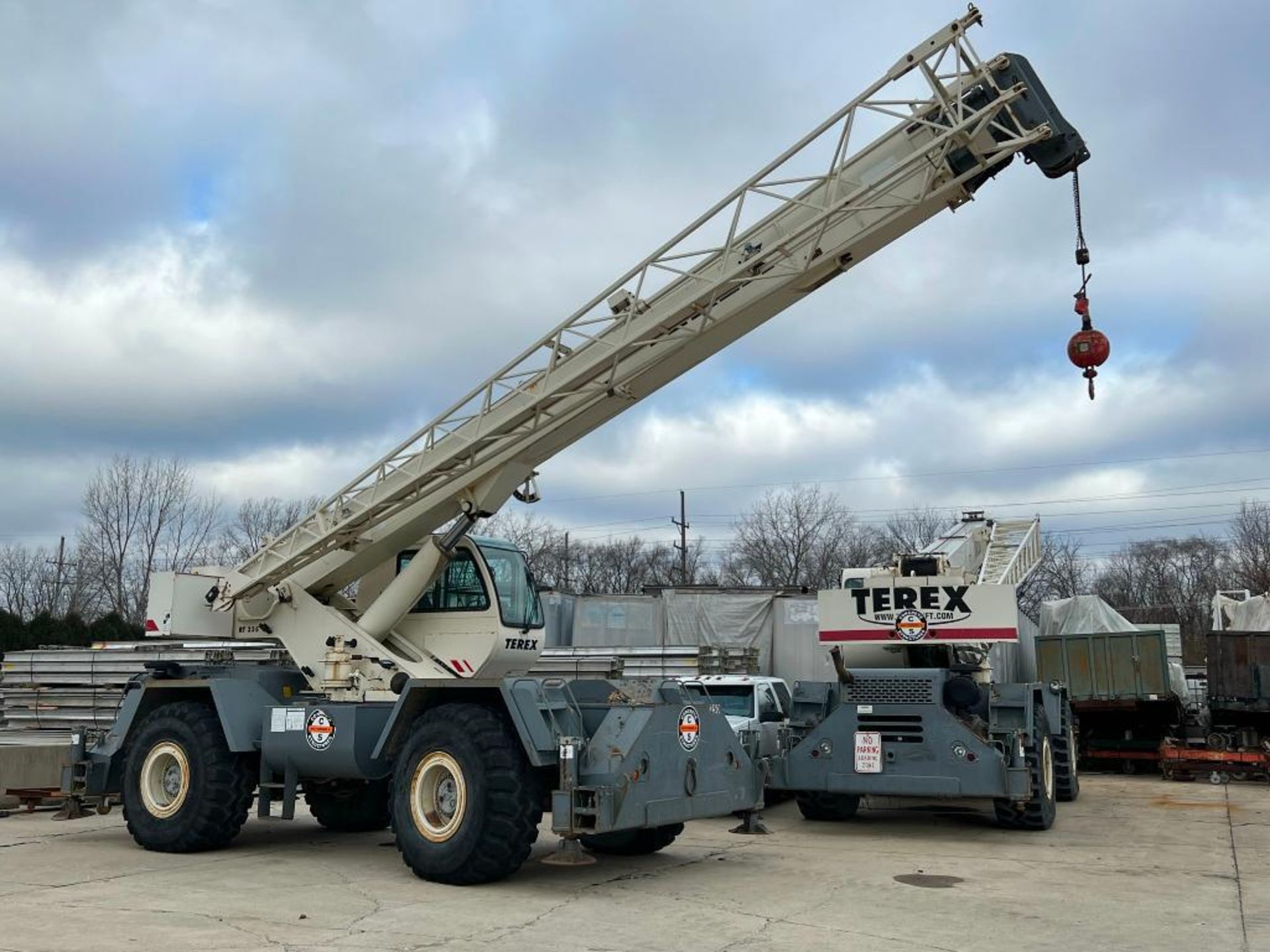 Terex 35-Ton Rough Terrain Crane Model RT335, S/N 13049 (2002), 30' - 94' Boom - Image 10 of 22