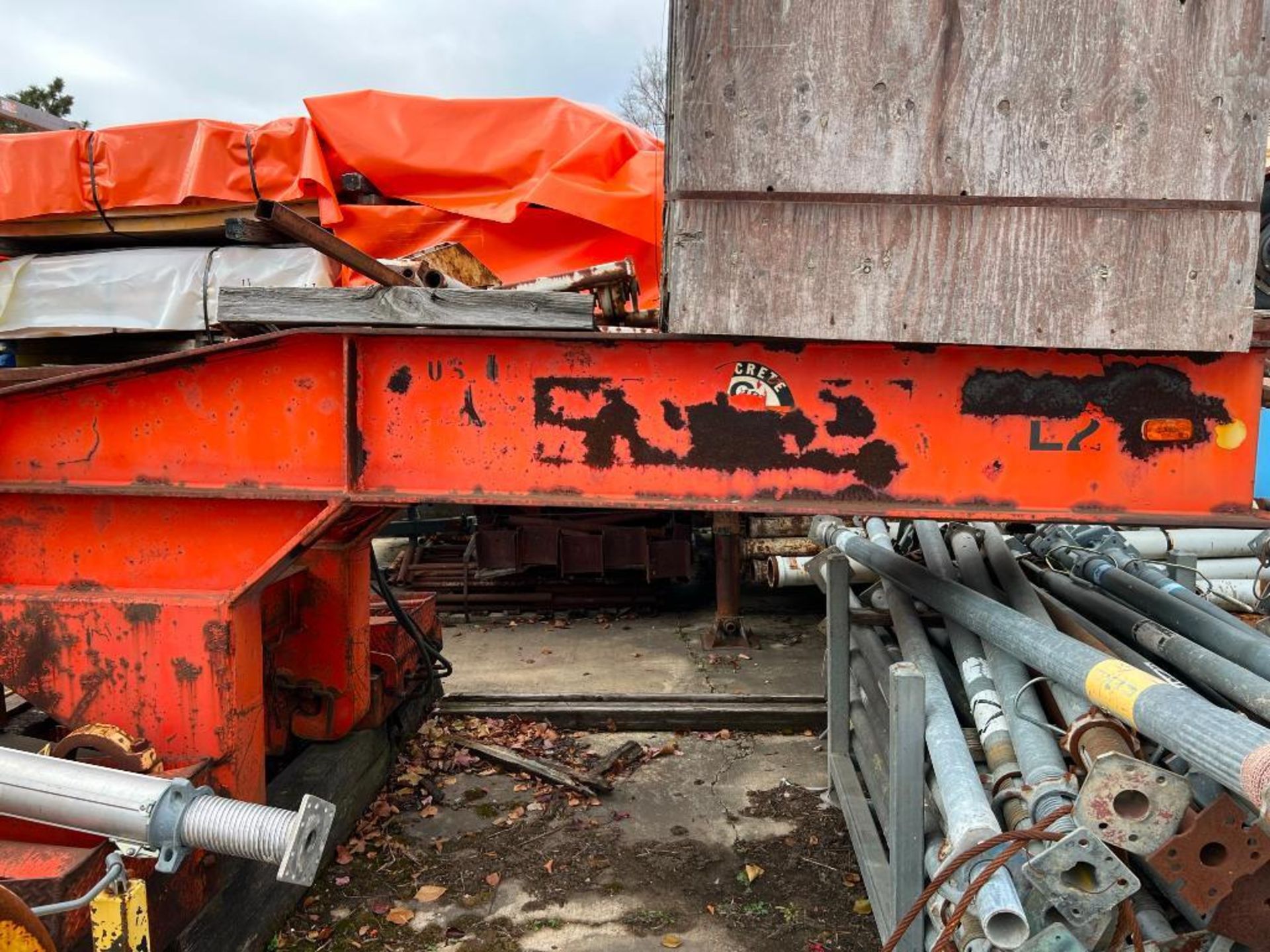 Rogers 35-Ton Hydraulic Lowboy Trailer, S/N 1RBH40207FAR20368, Tandem Axle, with Wood Deck - Image 3 of 6