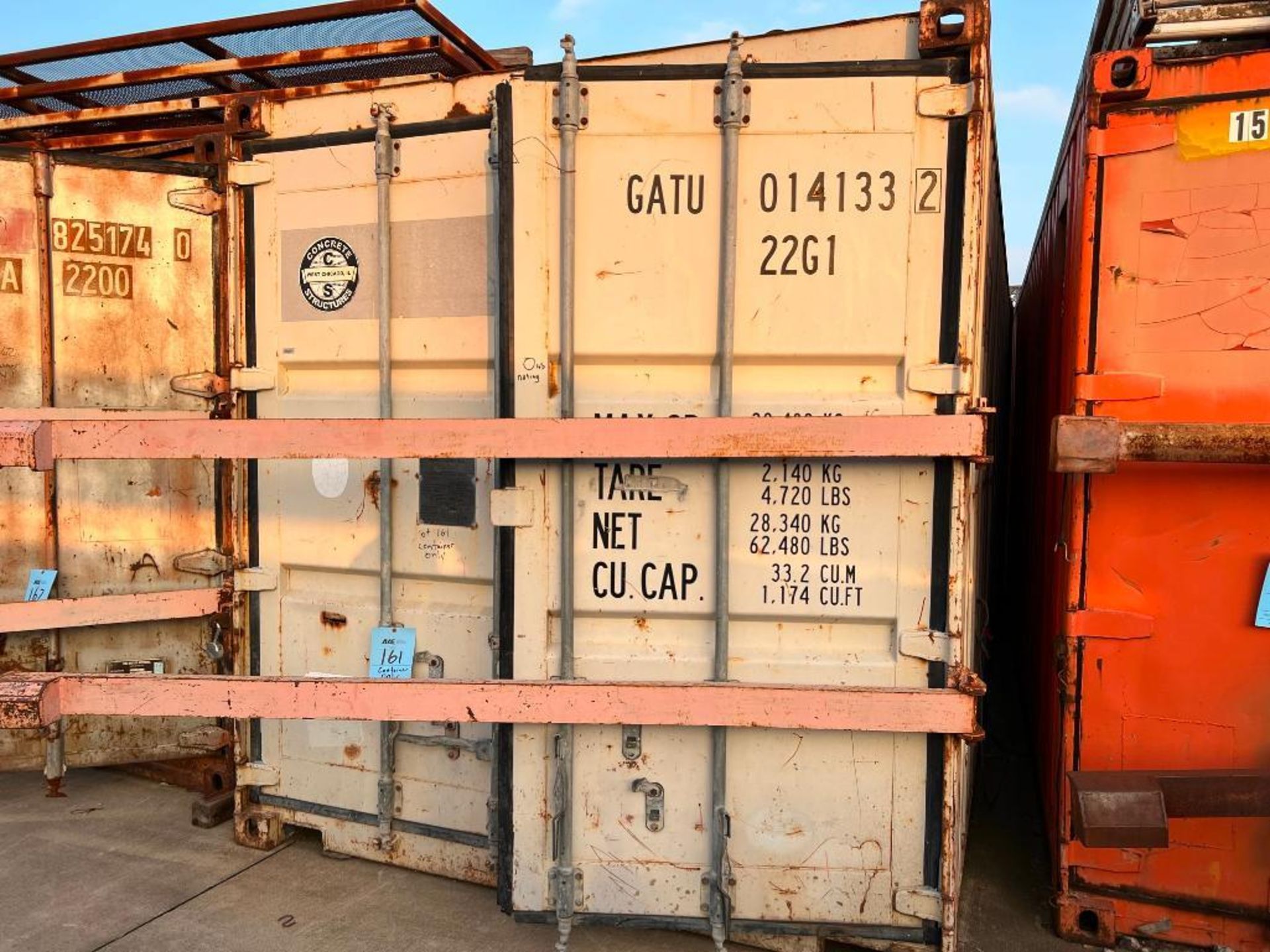 20' Shipping Container *NO CONTENTS & DELAYED REMOVAL*