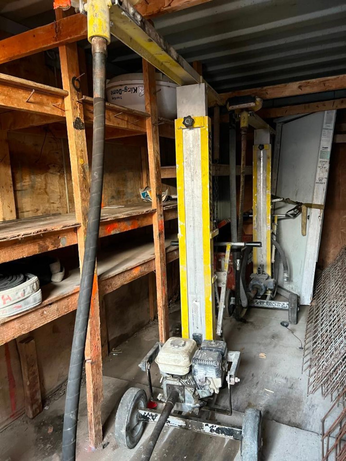 LOT: Contents of 20' Shipping Container, including: Gas Powered Ceiling Grinder, Electric Ceiling Gr - Image 3 of 5