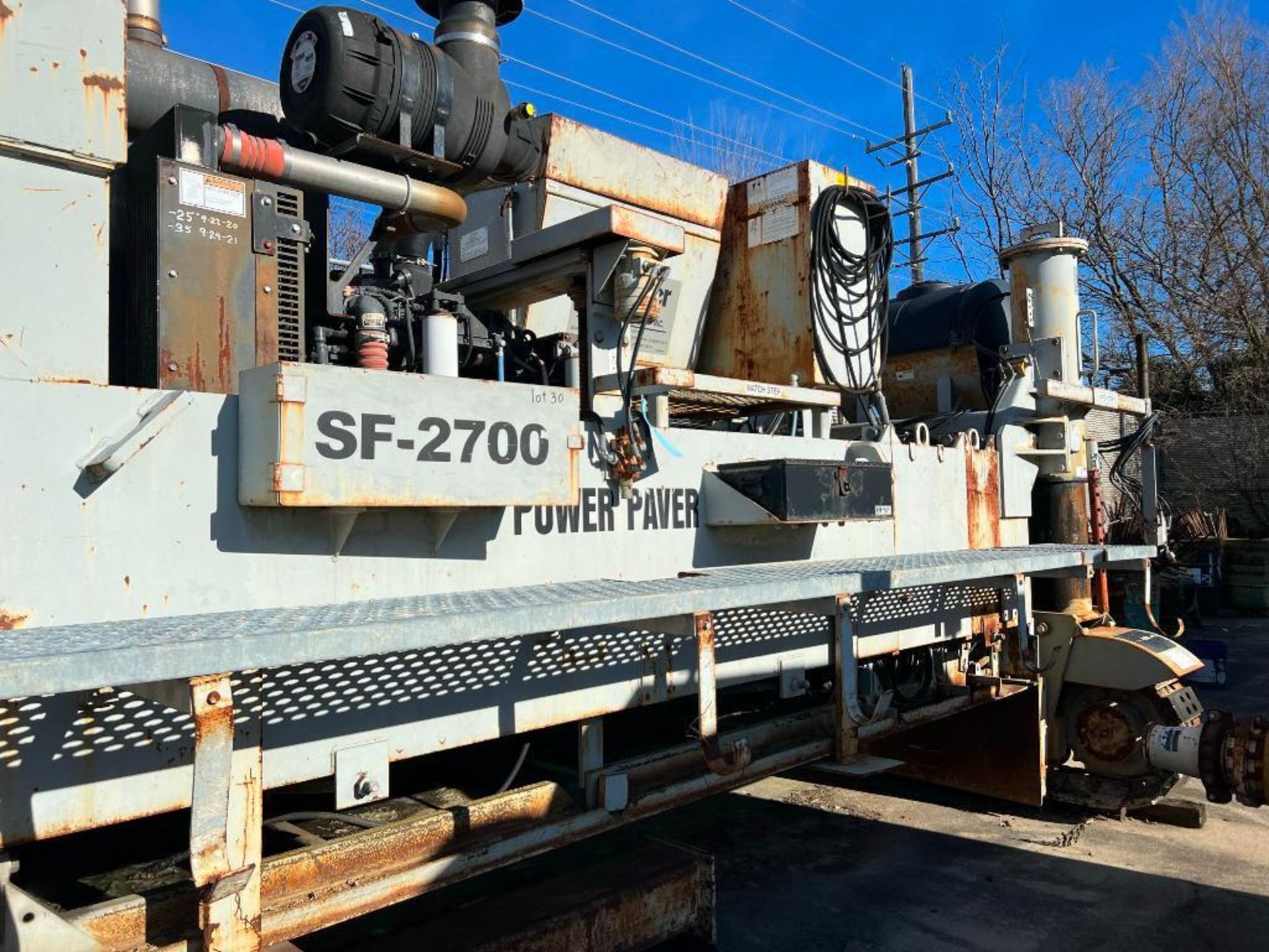 Power Paver 36' Slipform Paver Model SF2700 (2010), S/N 1027133 - Image 8 of 13