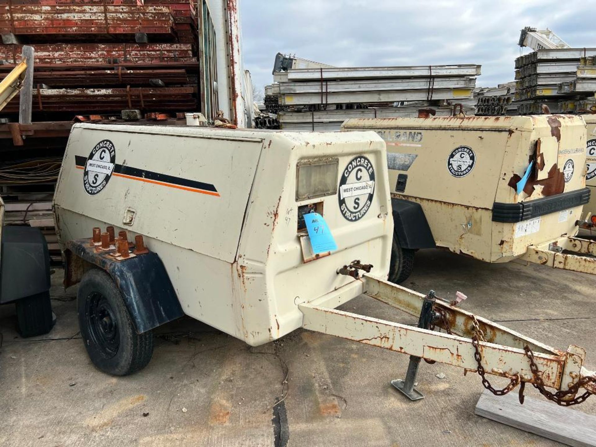 Ingersoll Rand Trailer Mounted Air Compressor Model P175