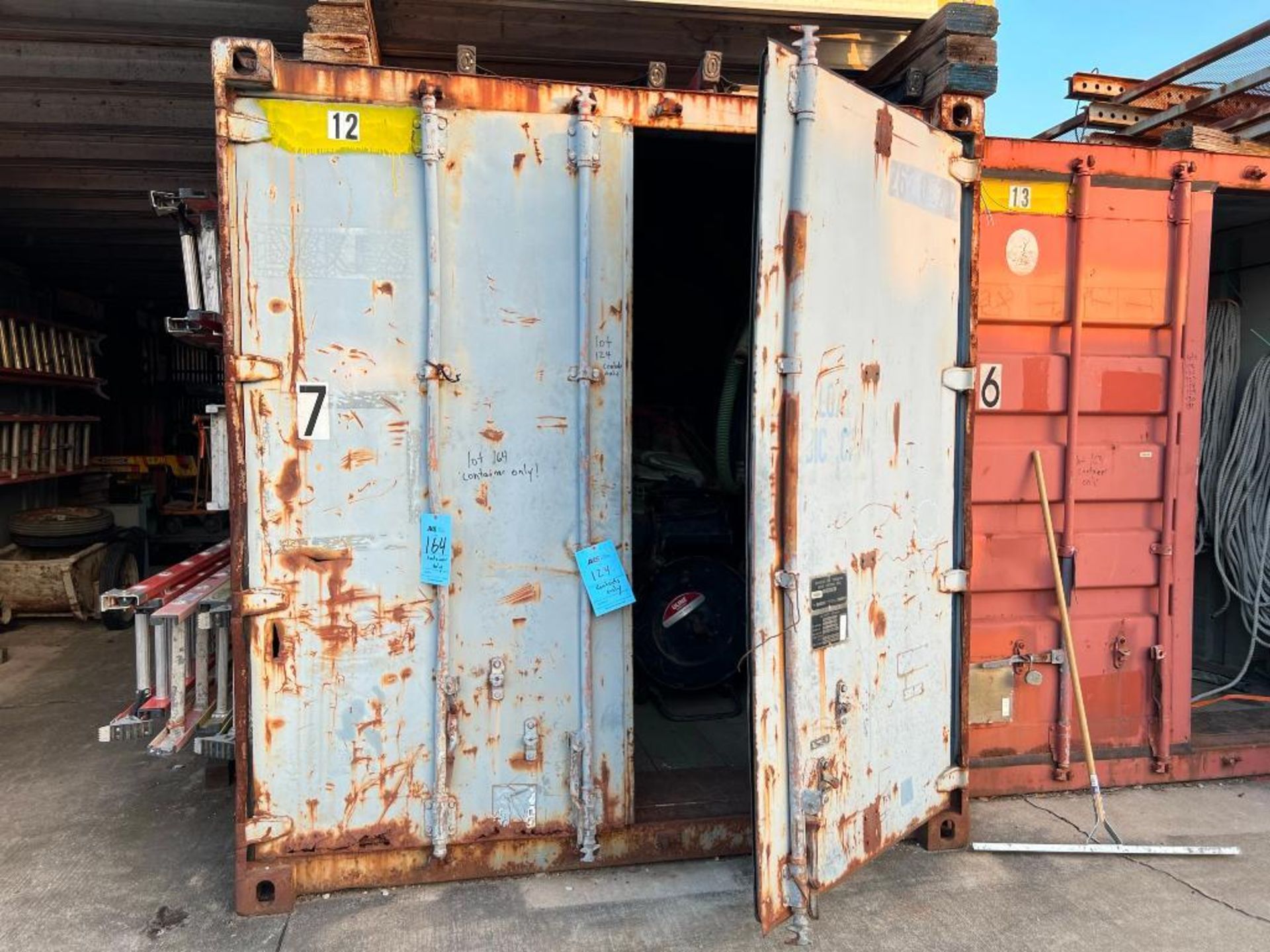 20' Shipping Container *NO CONTENTS & DELAYED REMOVAL*