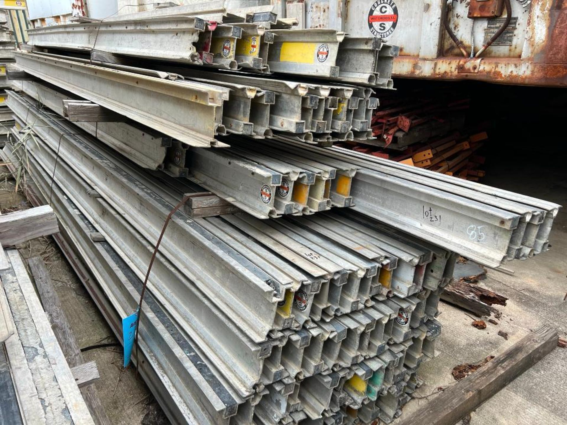 LOT: Approx. (85) 6 1/2" Symons Joists, 21' and Under