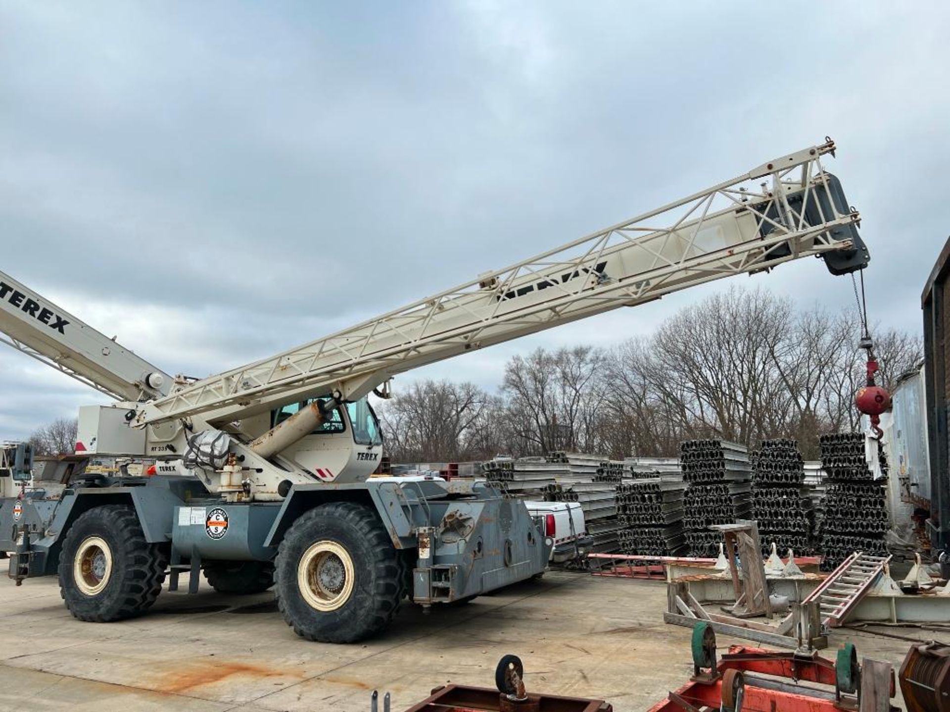 Terex 35-Ton Rough Terrain Crane Model RT335, S/N 13099 (2002), 30' - 94' Boom - Image 10 of 23