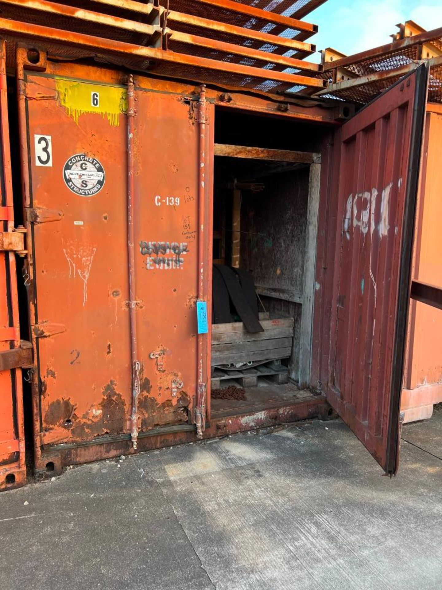 20' Shipping Container *NO CONTENTS & DELAYED REMOVAL*