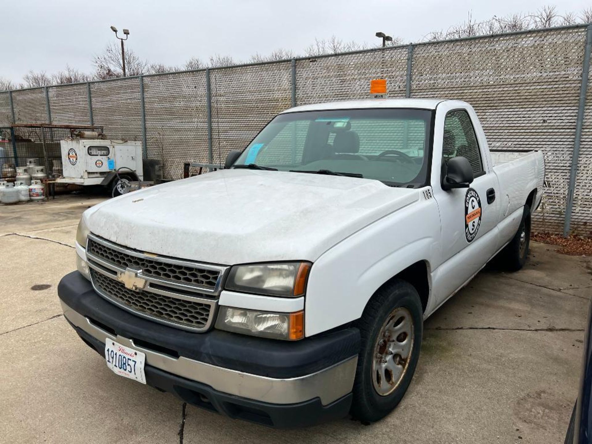 2006 Chevrolet Silverado 1/2 Ton Standard Cab Pickup Truck, VIN 1GCEC14X56Z1143958' Bed, 148,000 Mil - Image 7 of 8