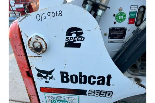 Bobcat Skid Steer Loader Model S650, S/N ALJ816451 (2016) - Image 8 of 16