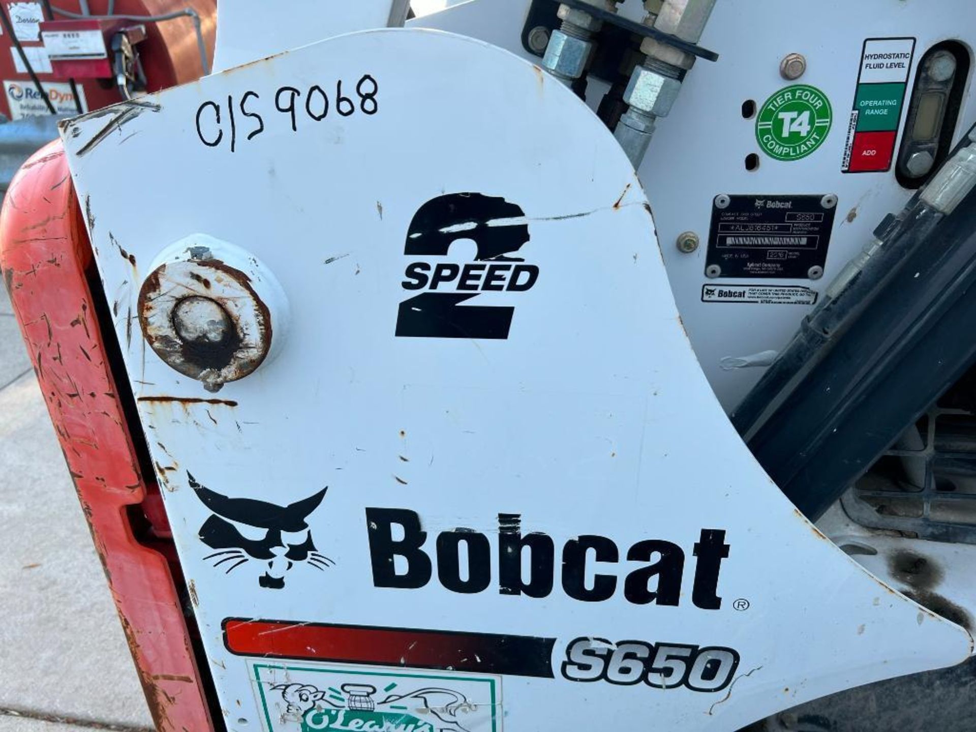 Bobcat Skid Steer Loader Model S650, S/N ALJ816451 (2016) - Image 8 of 16