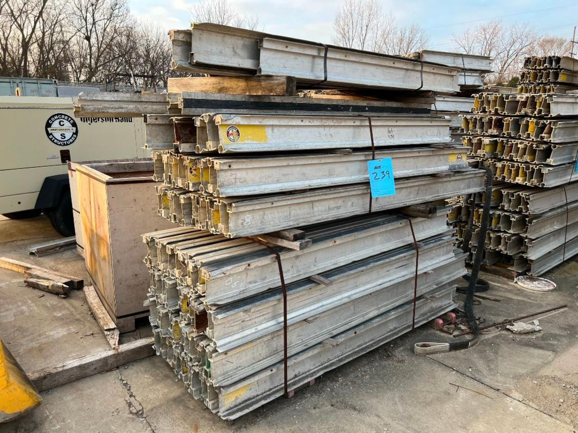 LOT: Approx. (80) 6 1/2" Symons Joists, 8' and Under