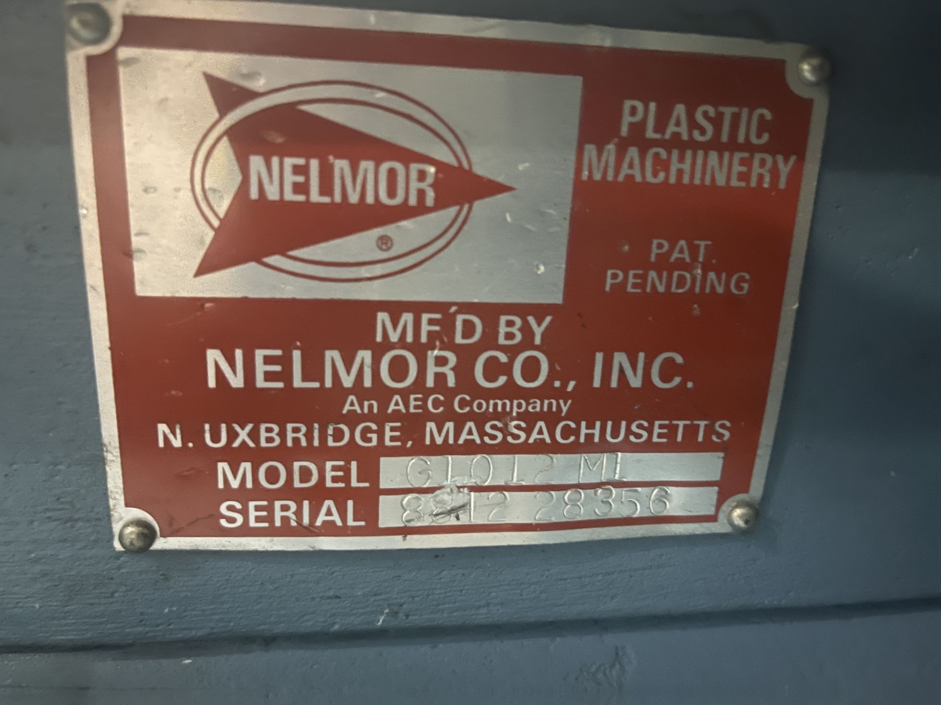 Nelmor Ganulator Model: G1012M1, Serial: 881228356 - Image 11 of 11