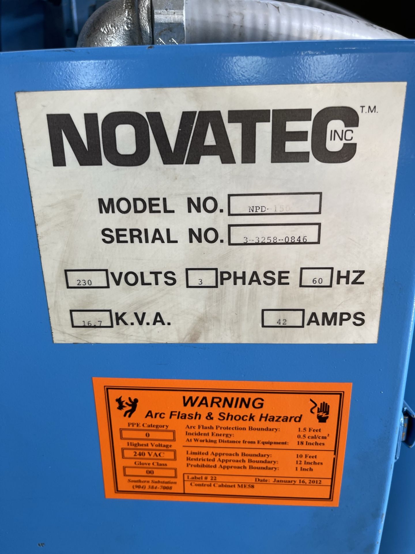 Novatec 150 CFM NPD-150 Hopper Dryer Combo - Image 2 of 3