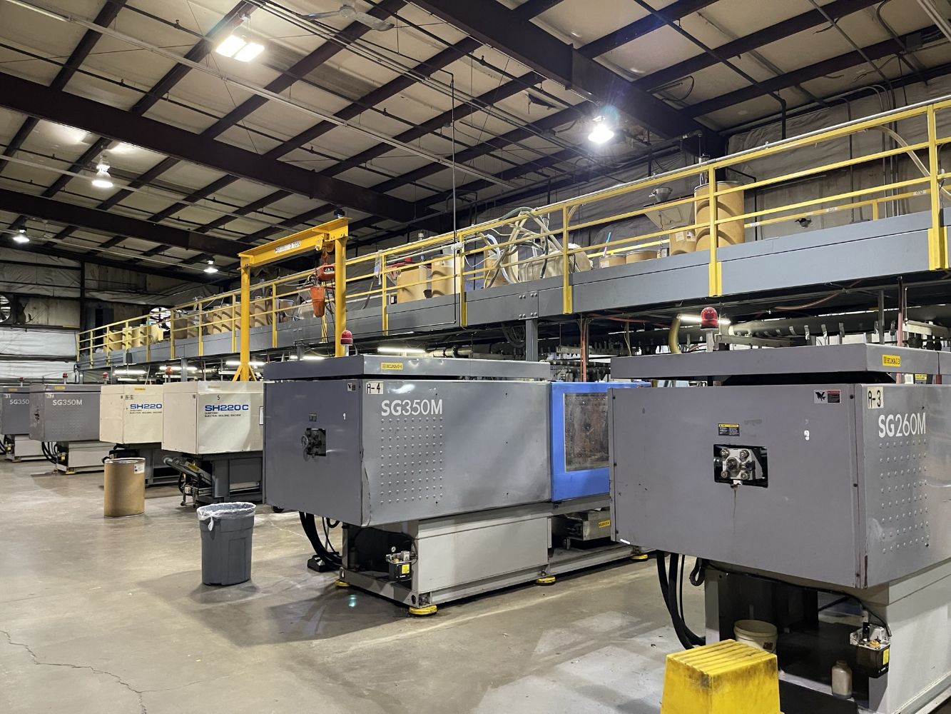 Large Surplus Plastic Injection Molding Auction