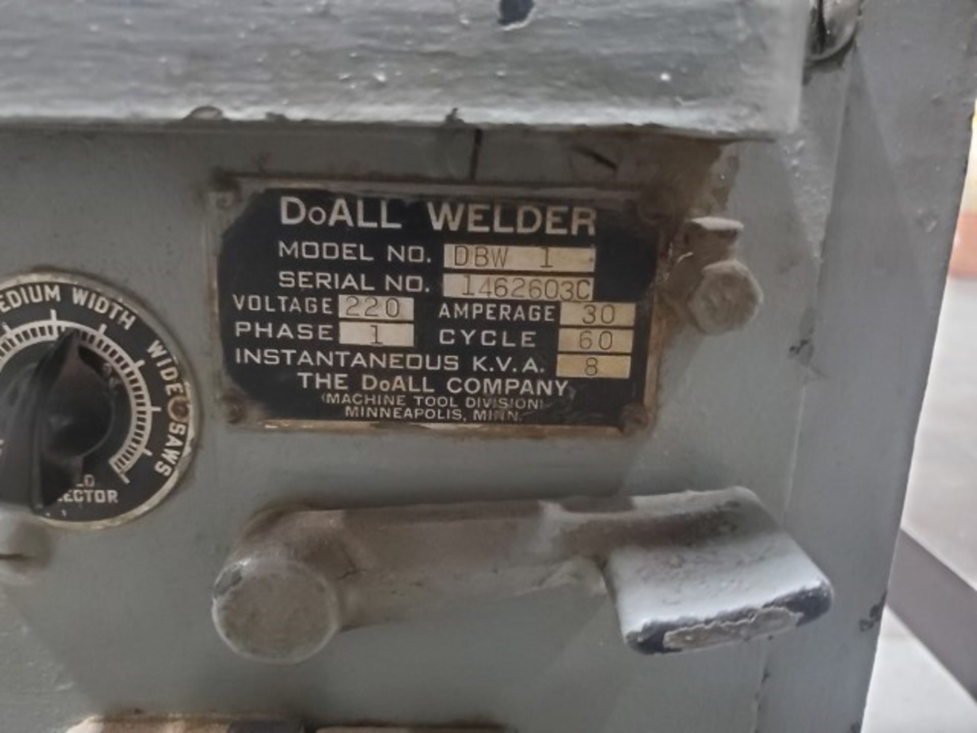 DoAll Metal Band Saw - Image 4 of 5