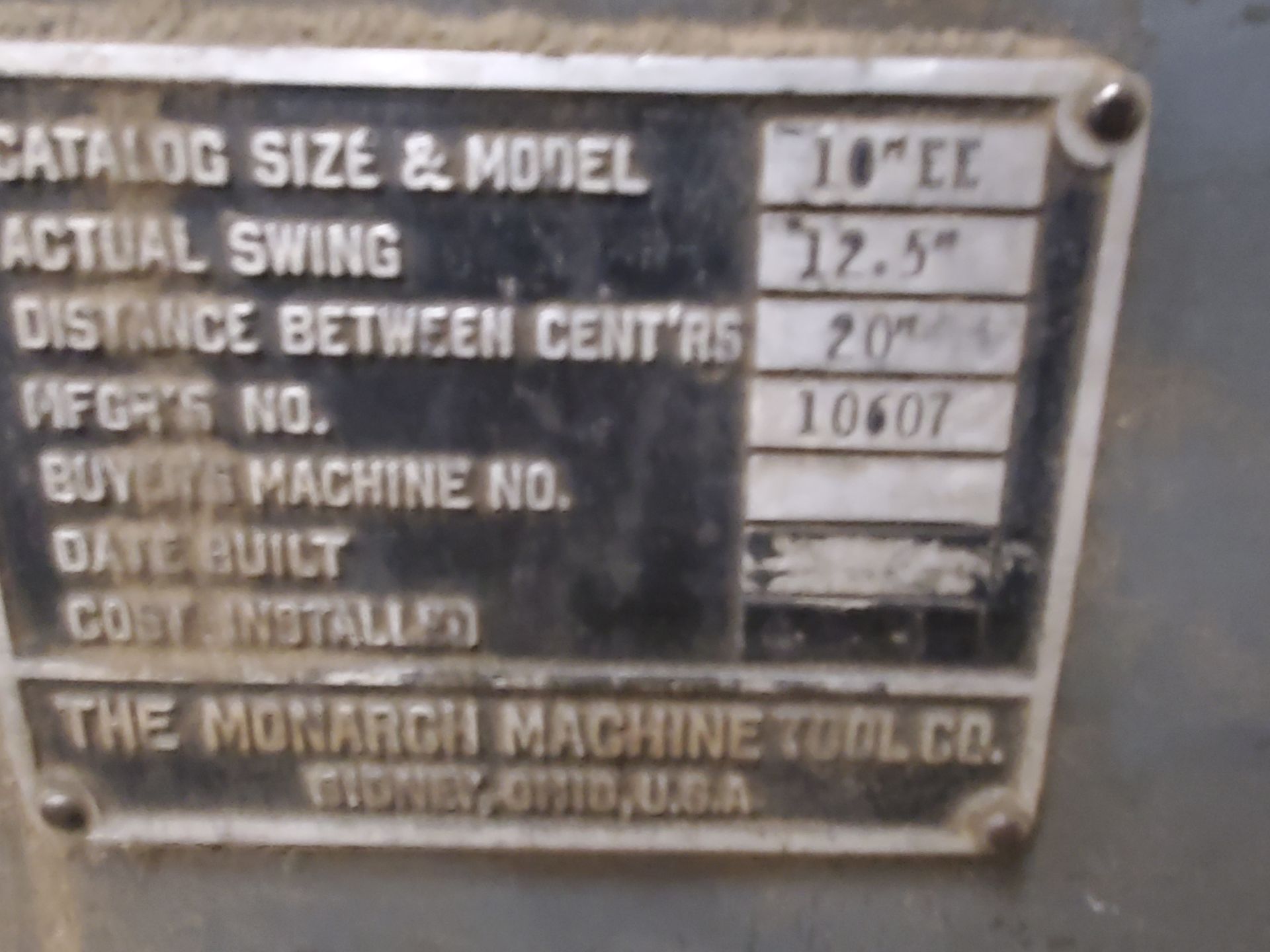 Monarch Lathe - Image 3 of 3