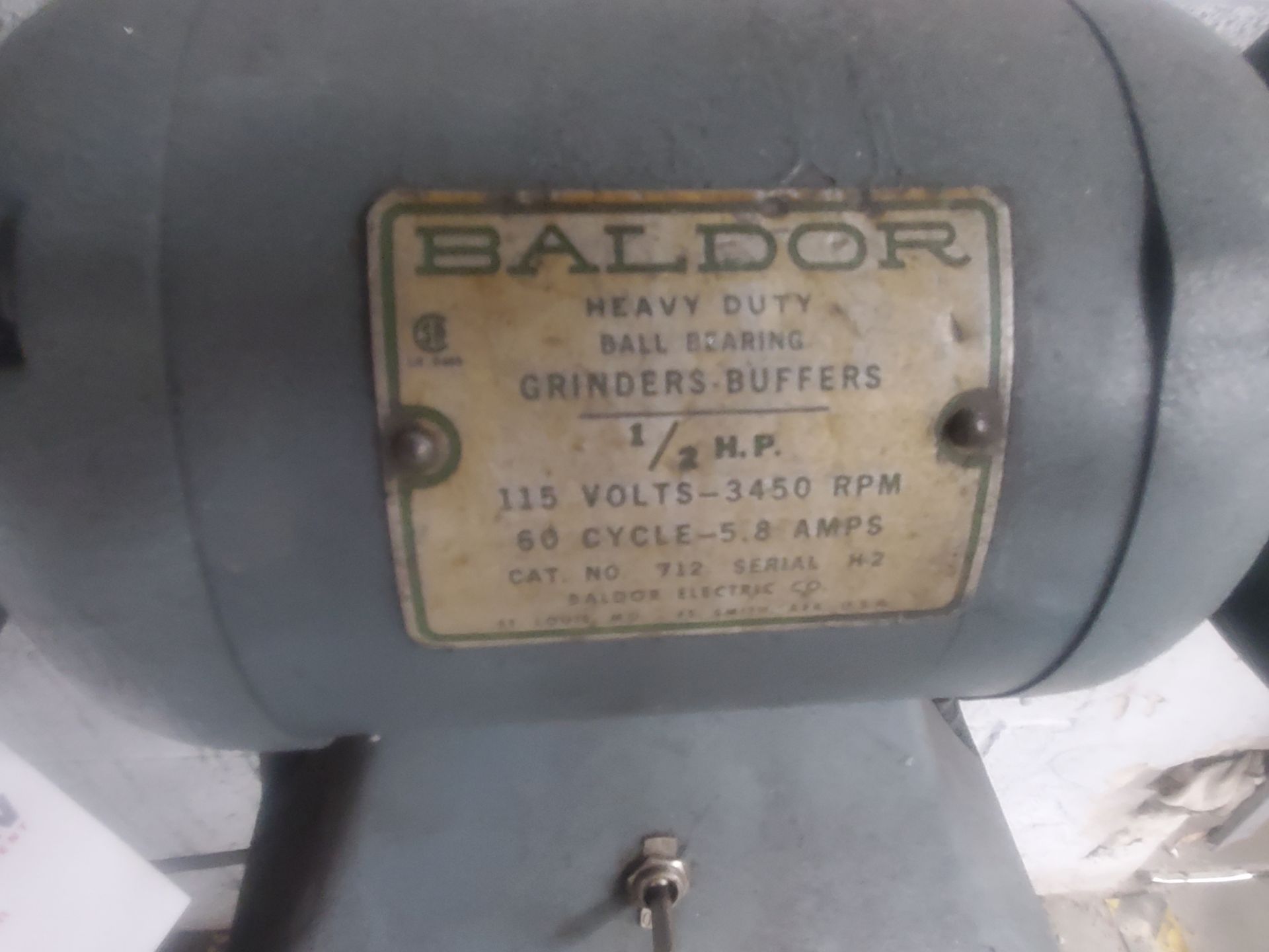 Baldor Double Ended Grinder - Image 4 of 4