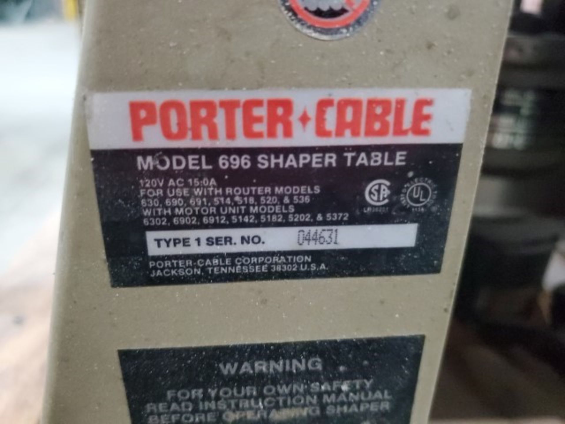 Porter-Cable Shaper Table - Image 2 of 5