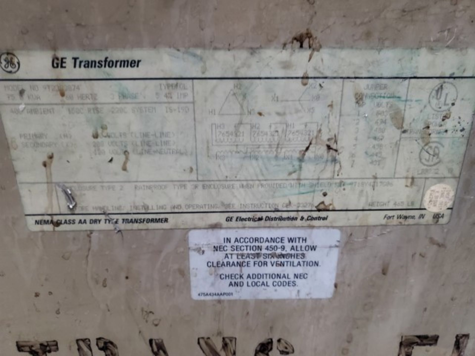 GE Transformer - Image 6 of 6