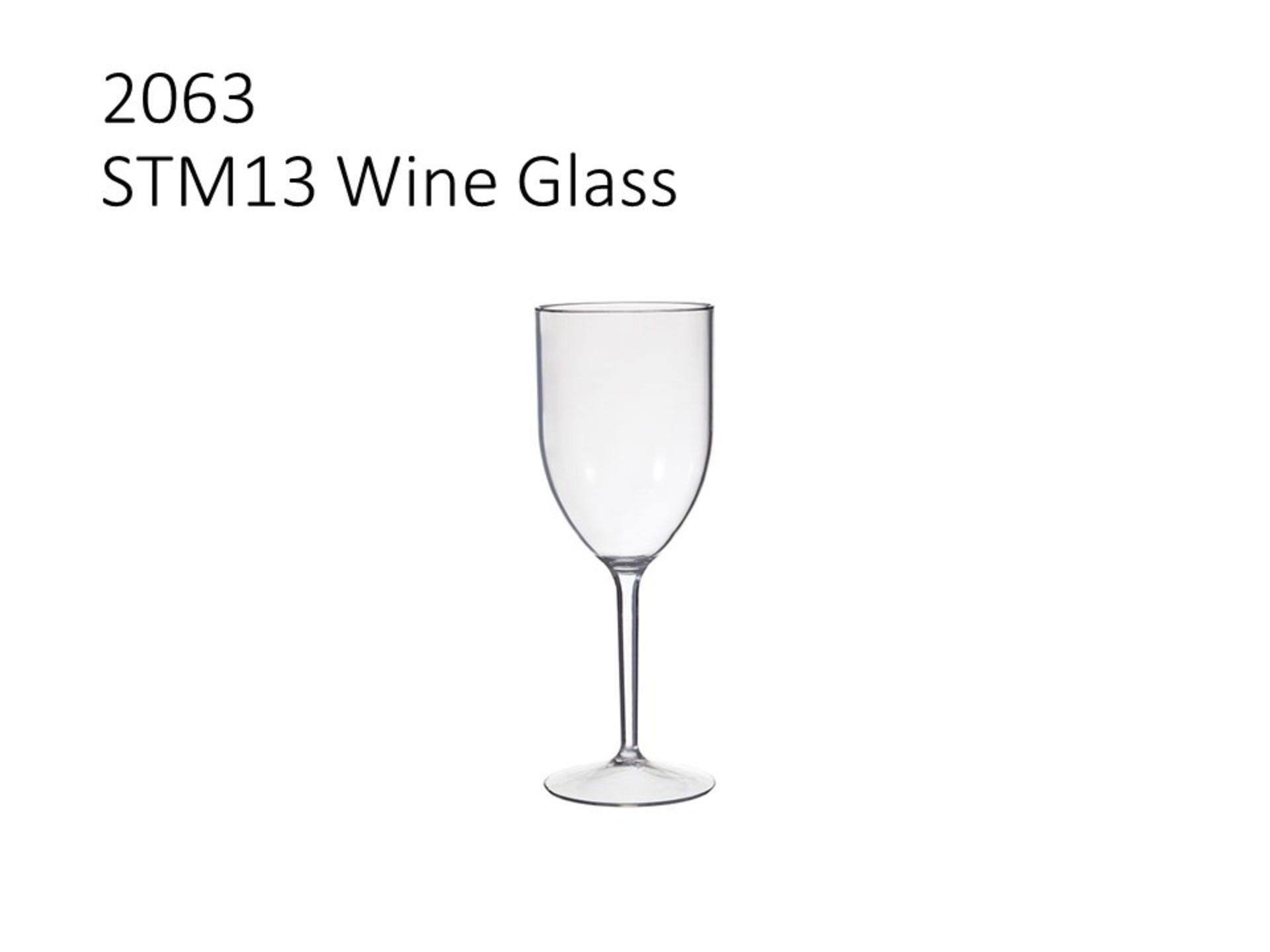 PLASTIC INJECTION MOLD - STM13 Wine Glass