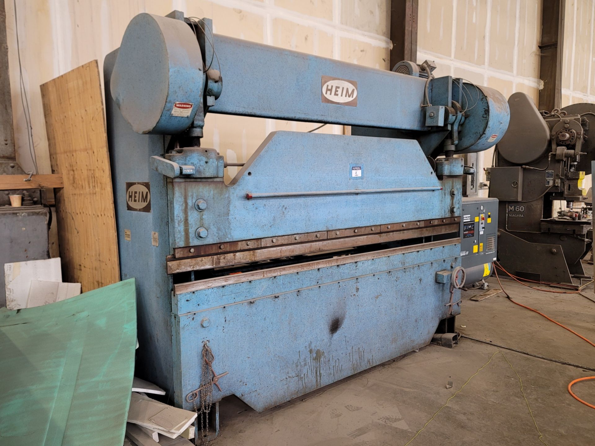 HEIM 10ft mechanical press brake