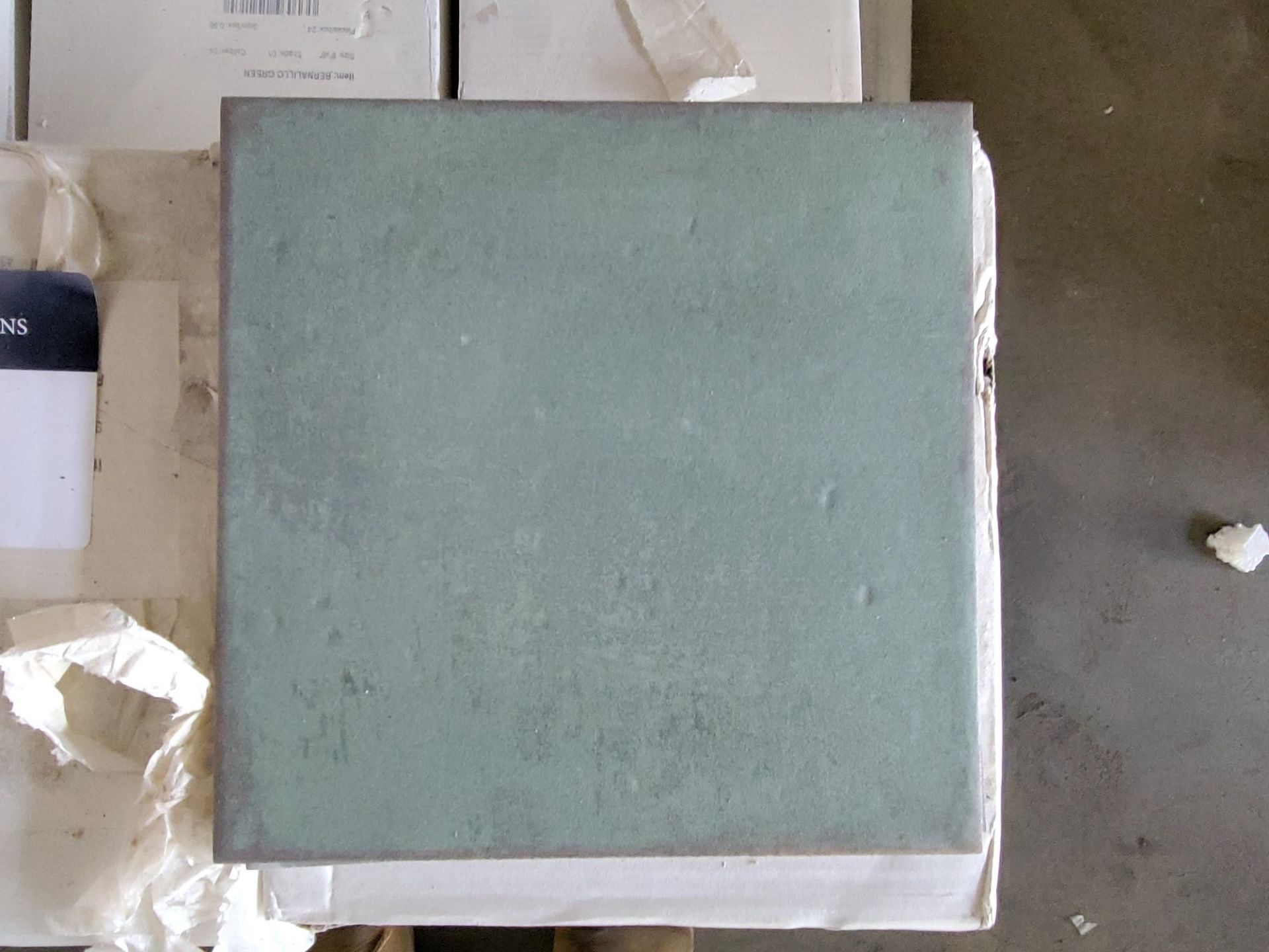 [each] 8" x 8" Bernalillo Green Floor Tiles